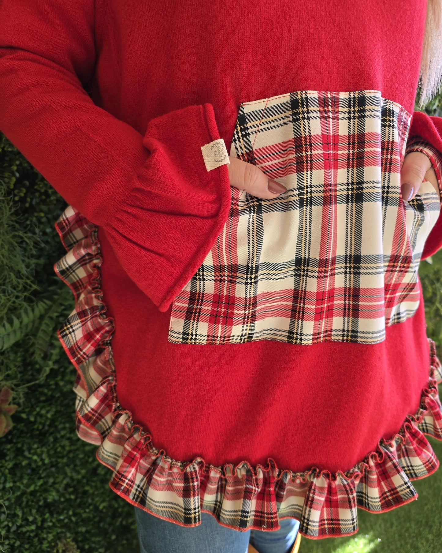 Camisola Lambezul Vermelha Bolso