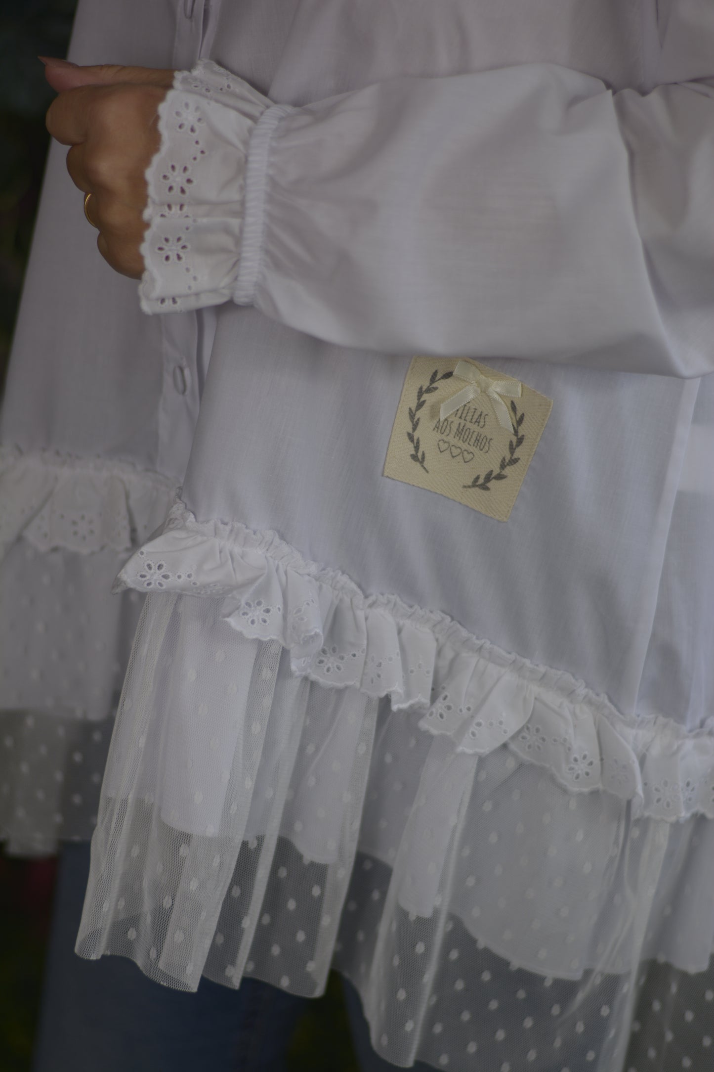 Túnica Branca com Tule (cópia)