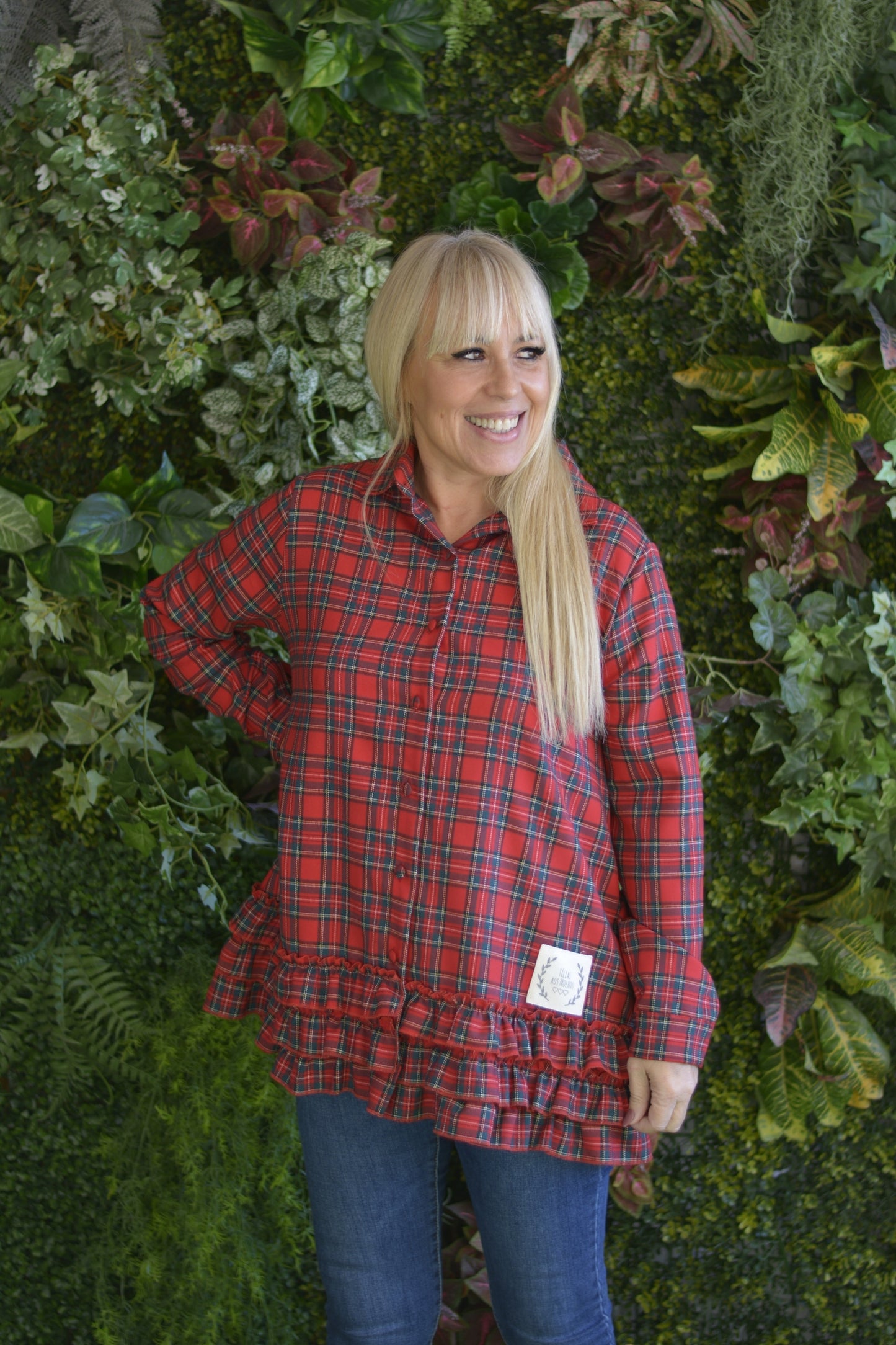 Camisa Xadrez Vermelho