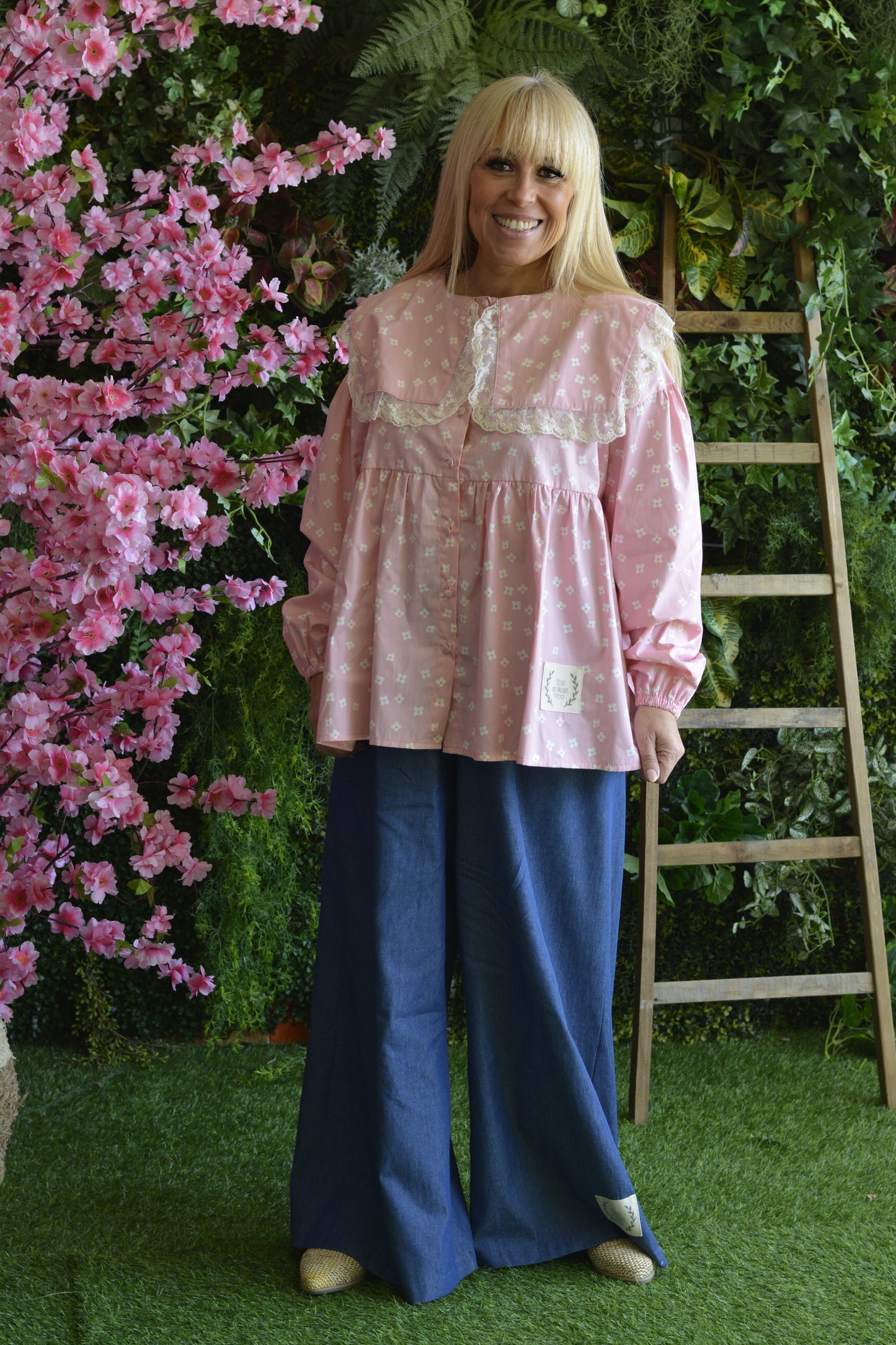 Túnica Rosa Flores