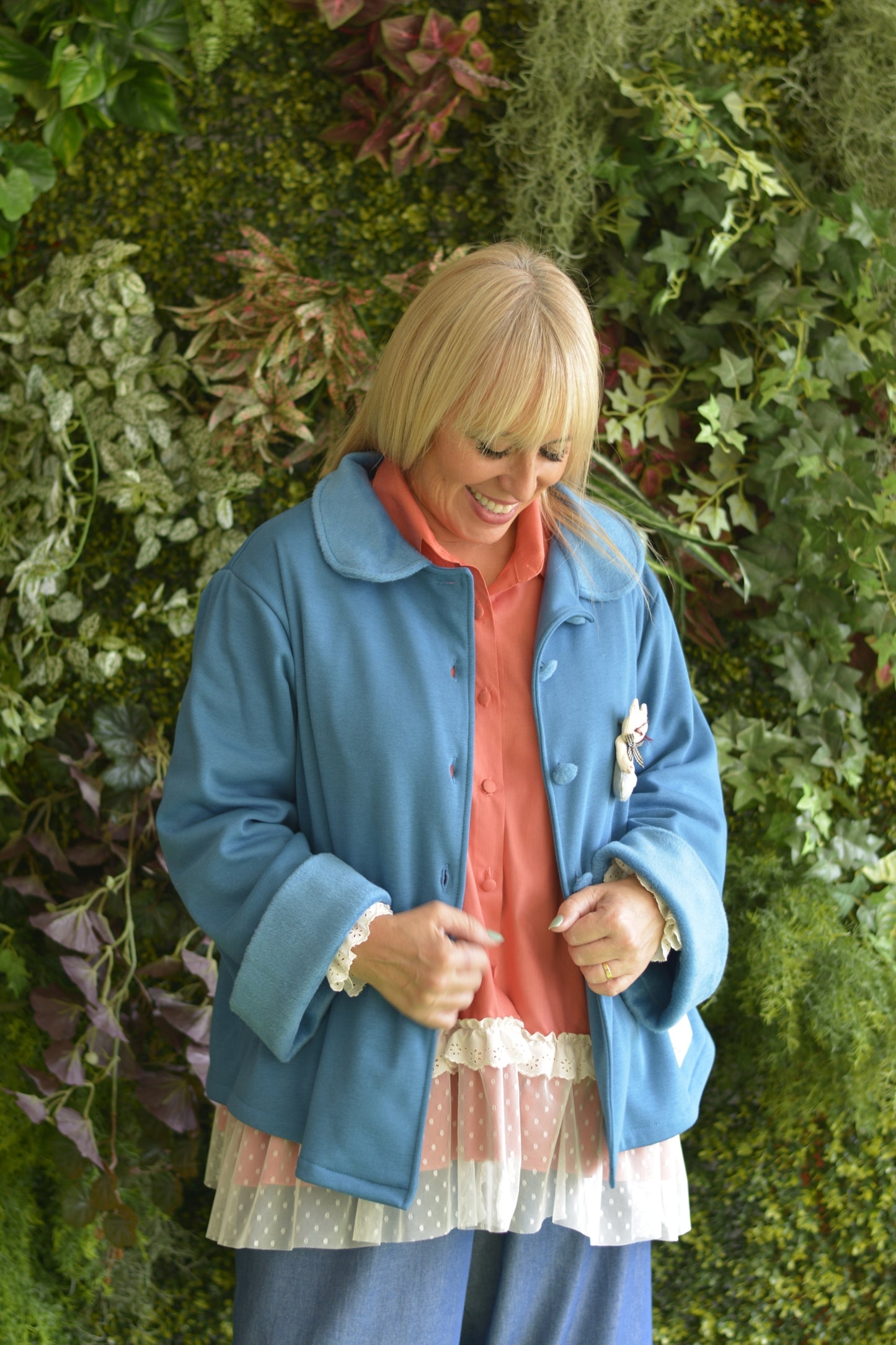 Casaco Azulão Pêlo por Dentro