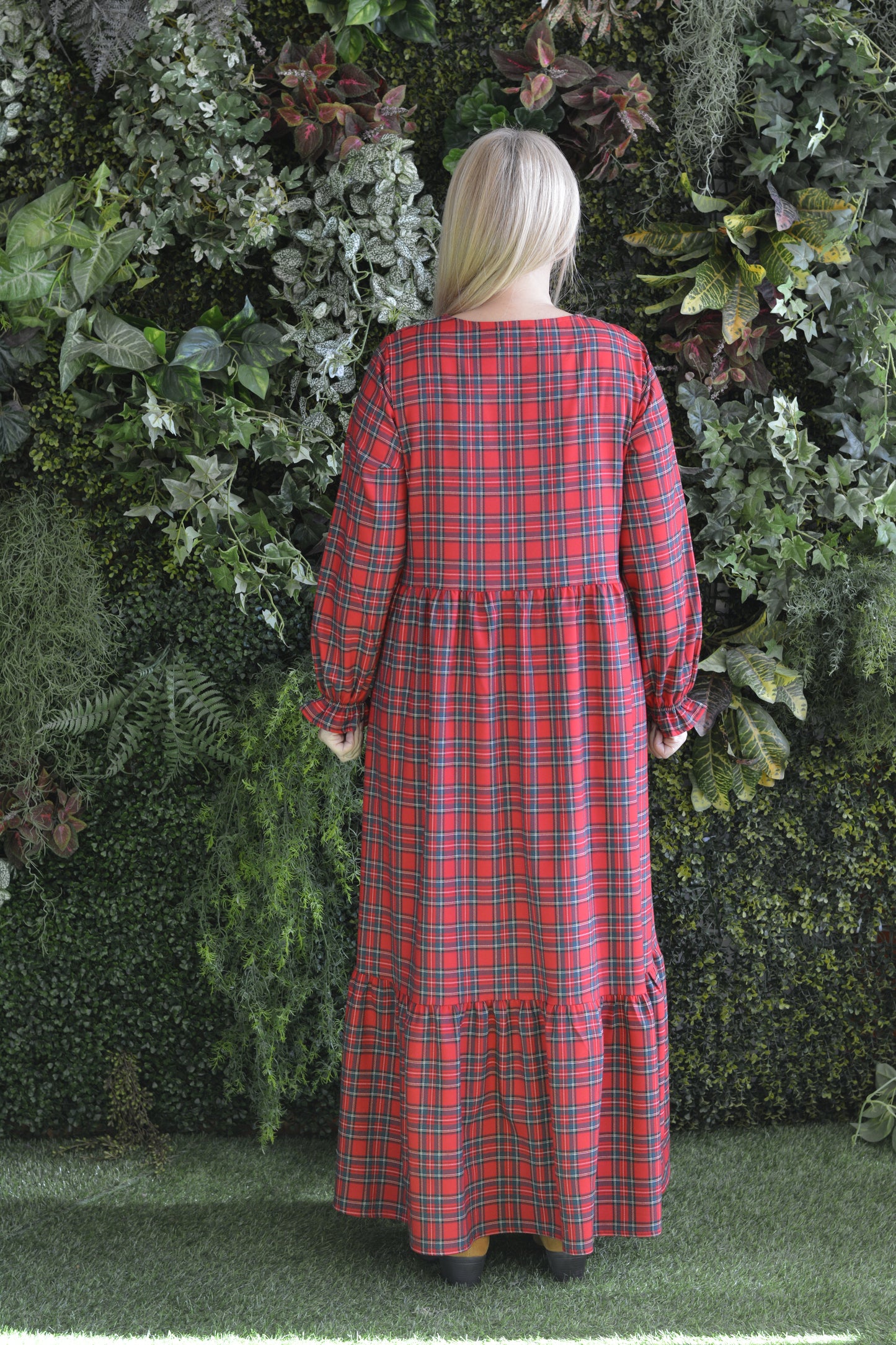 Vestido Xadrez Vermelho