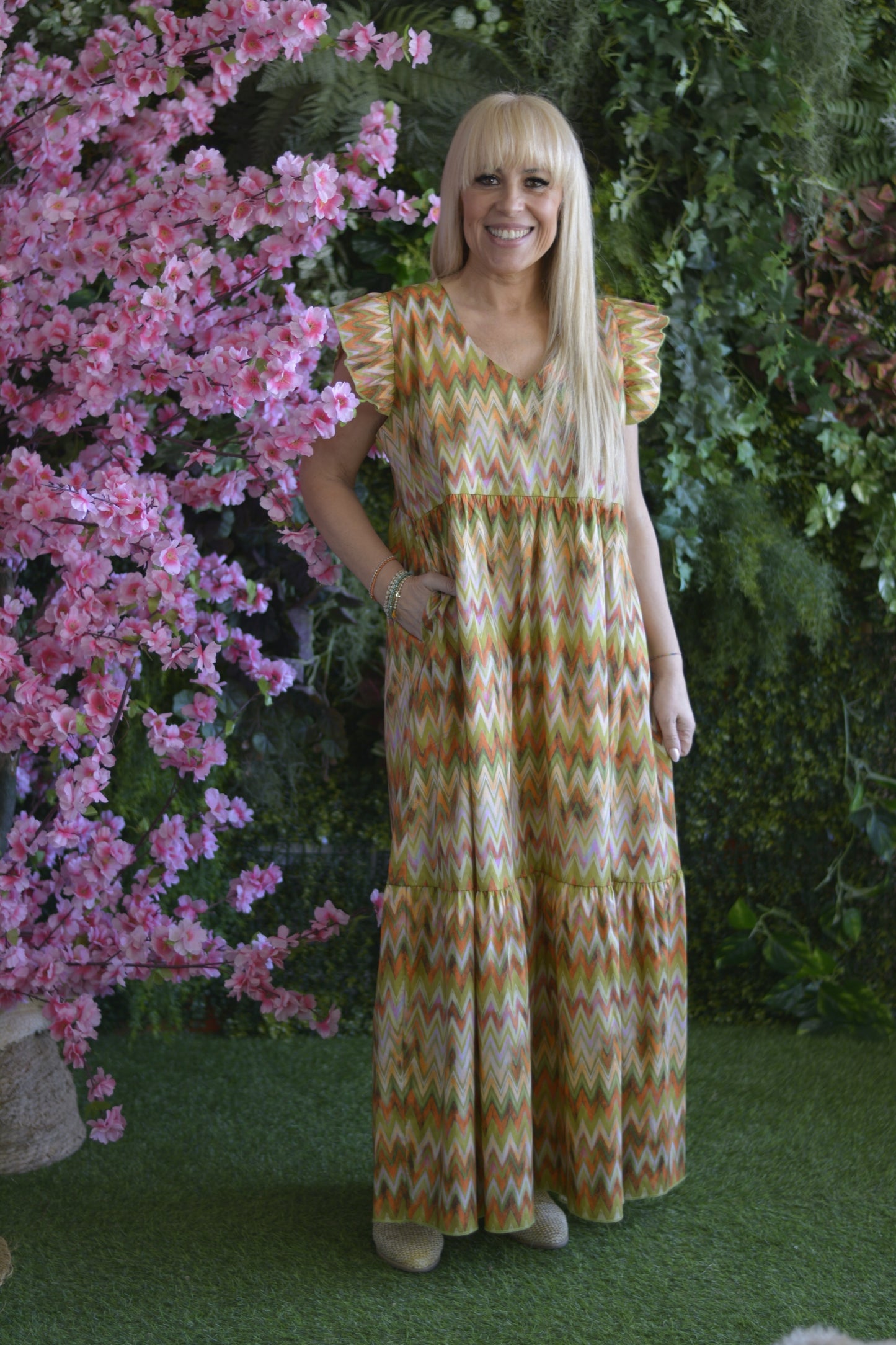 Vestido Zig Zag