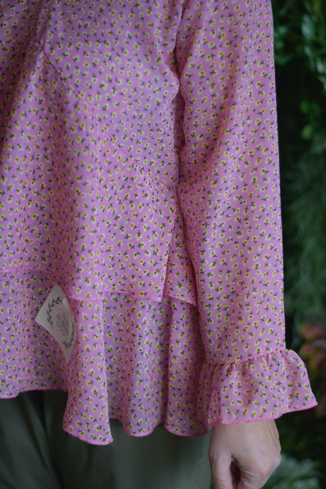 Túnica rosa florzinhas