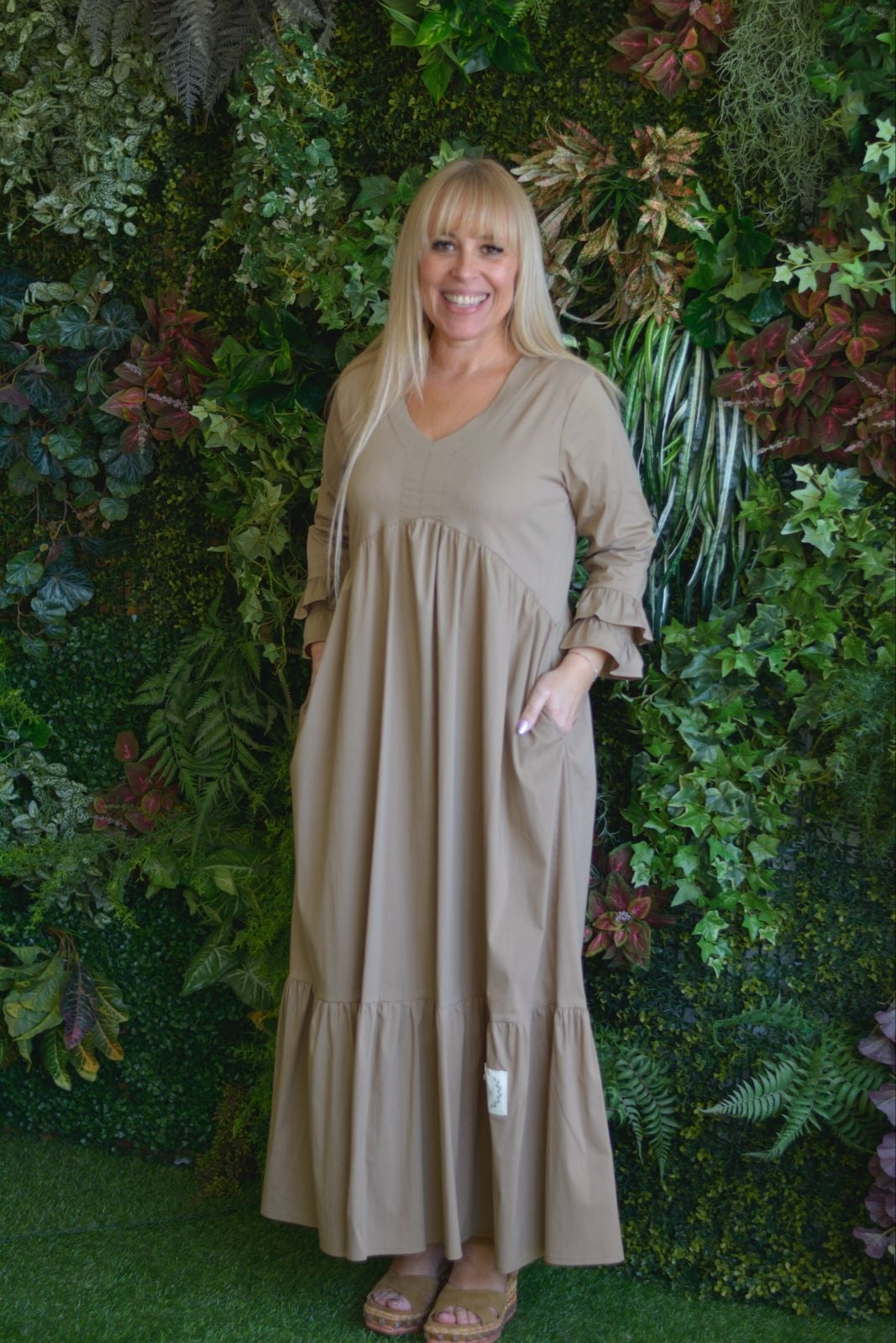 Vestido creme