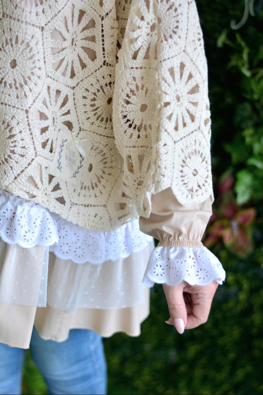 Poncho crochet