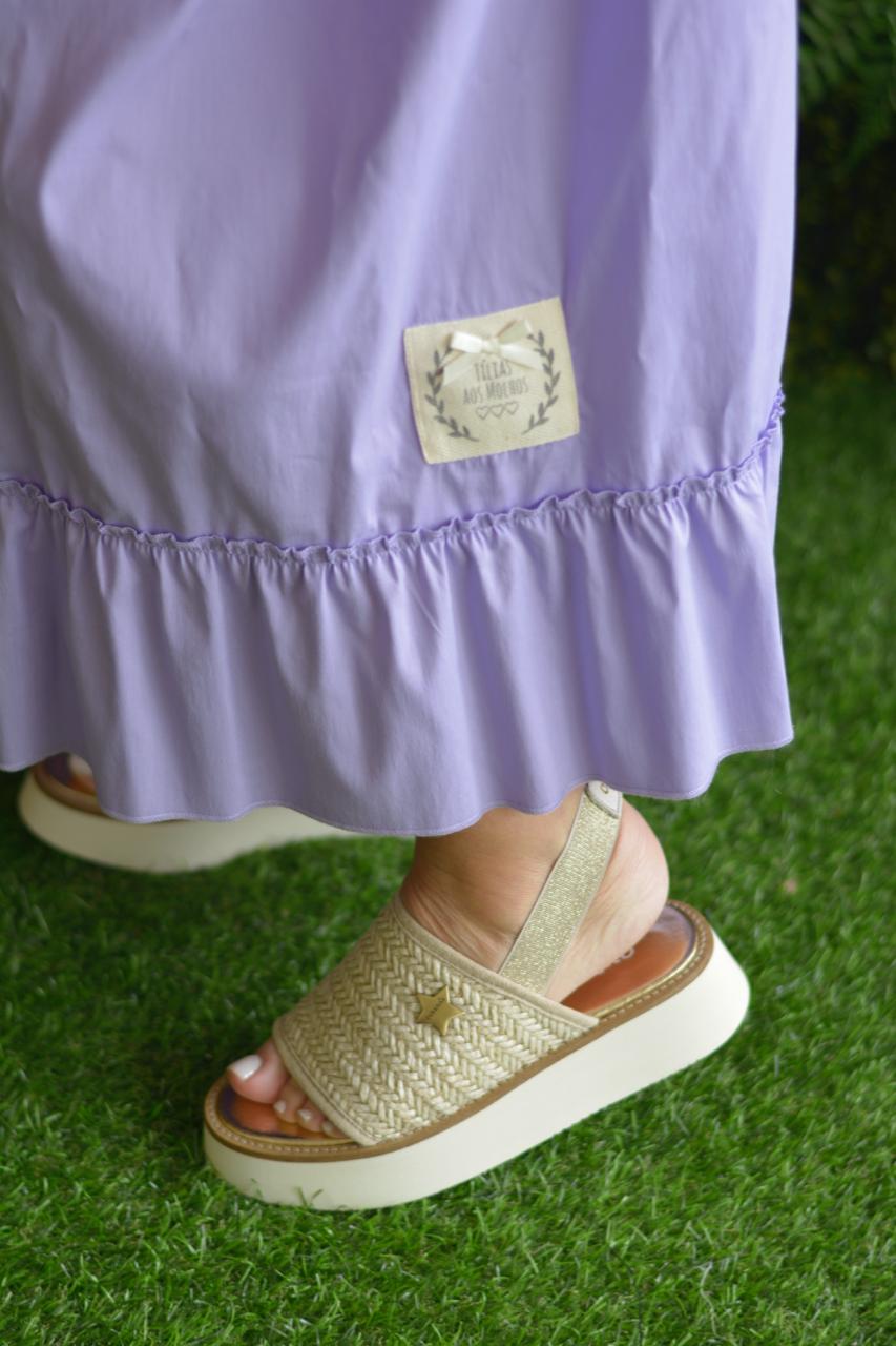 Vestido lilás