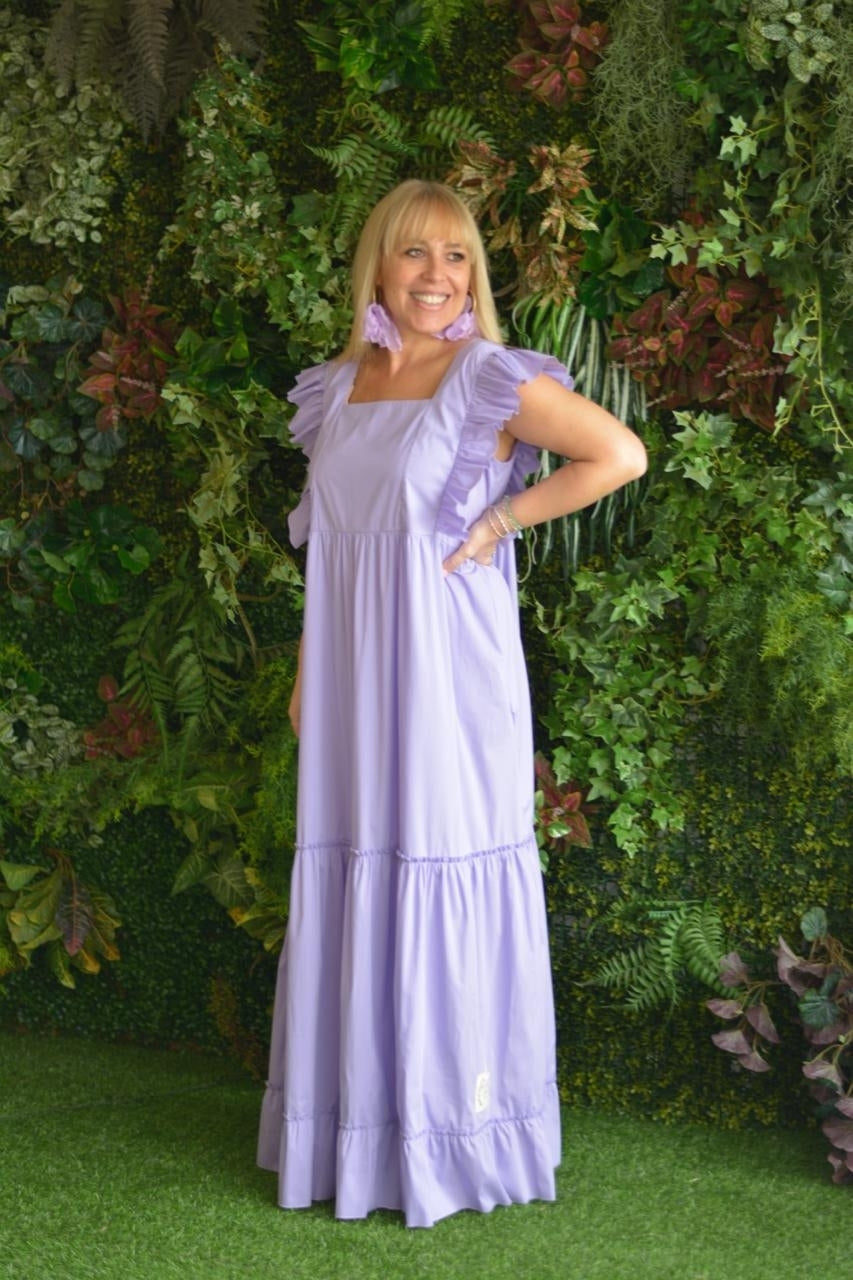 Vestido lilás