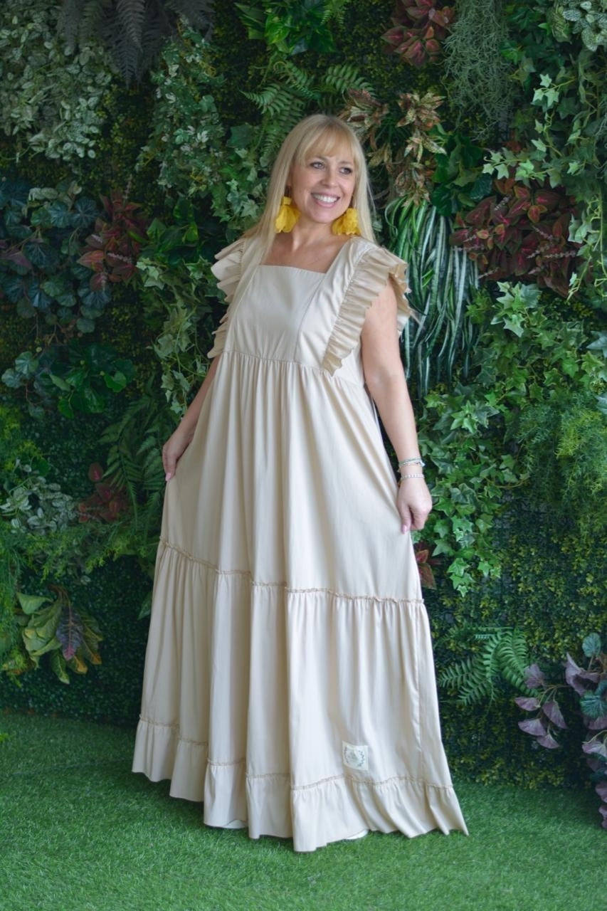 Vestido creme