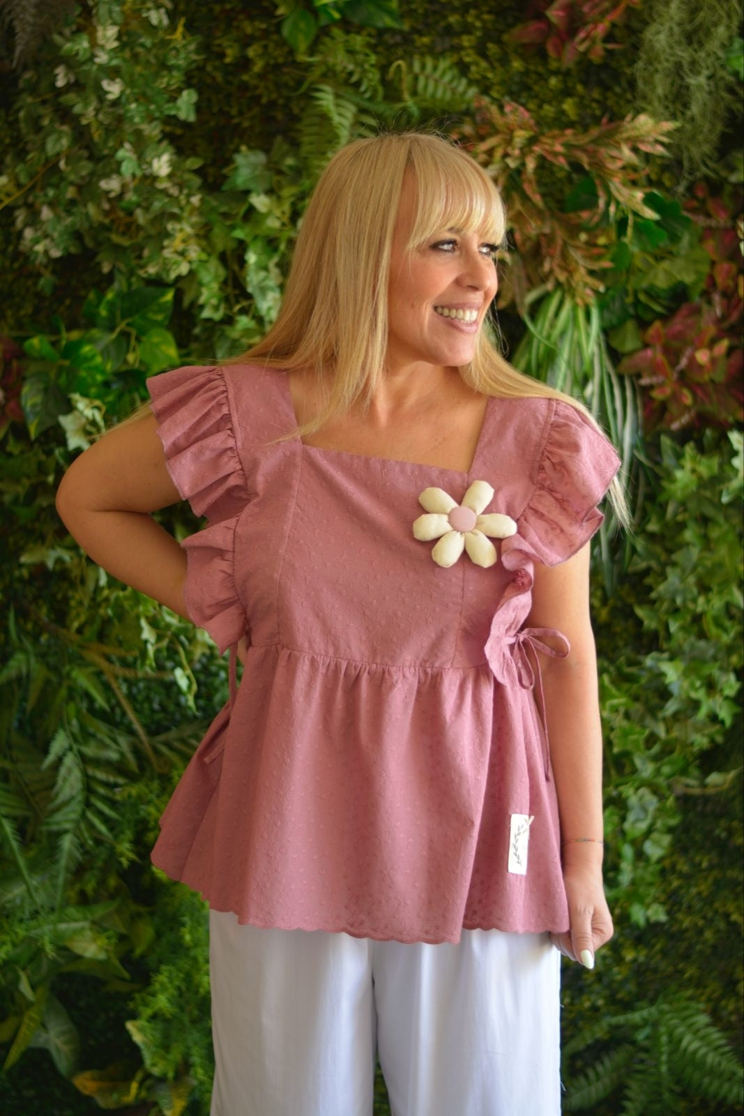Túnica rosa velho