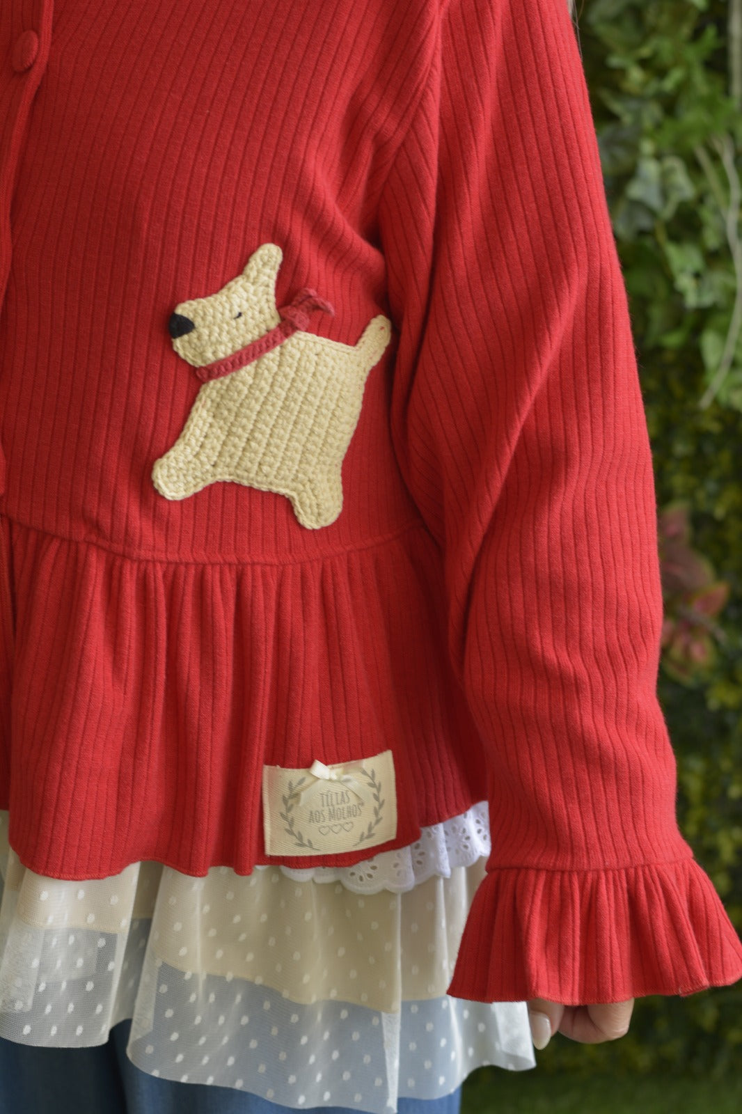 Casaco Vermelho Cão