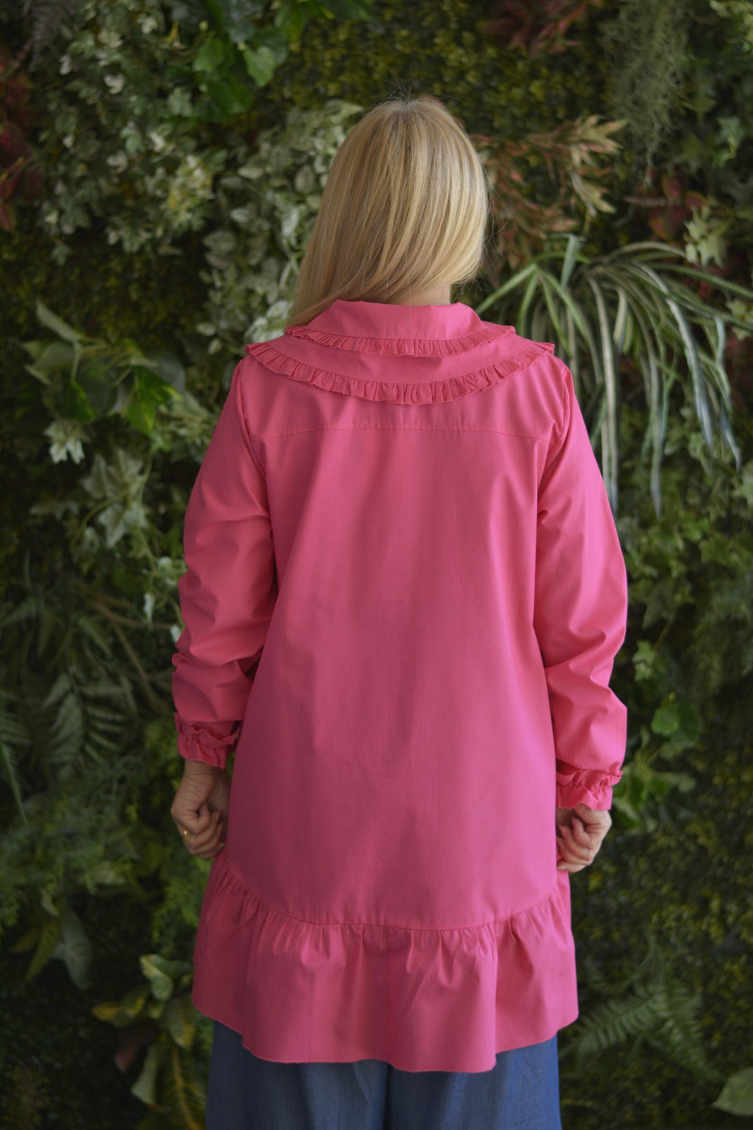 Túnica Fuschia Dupla Gola