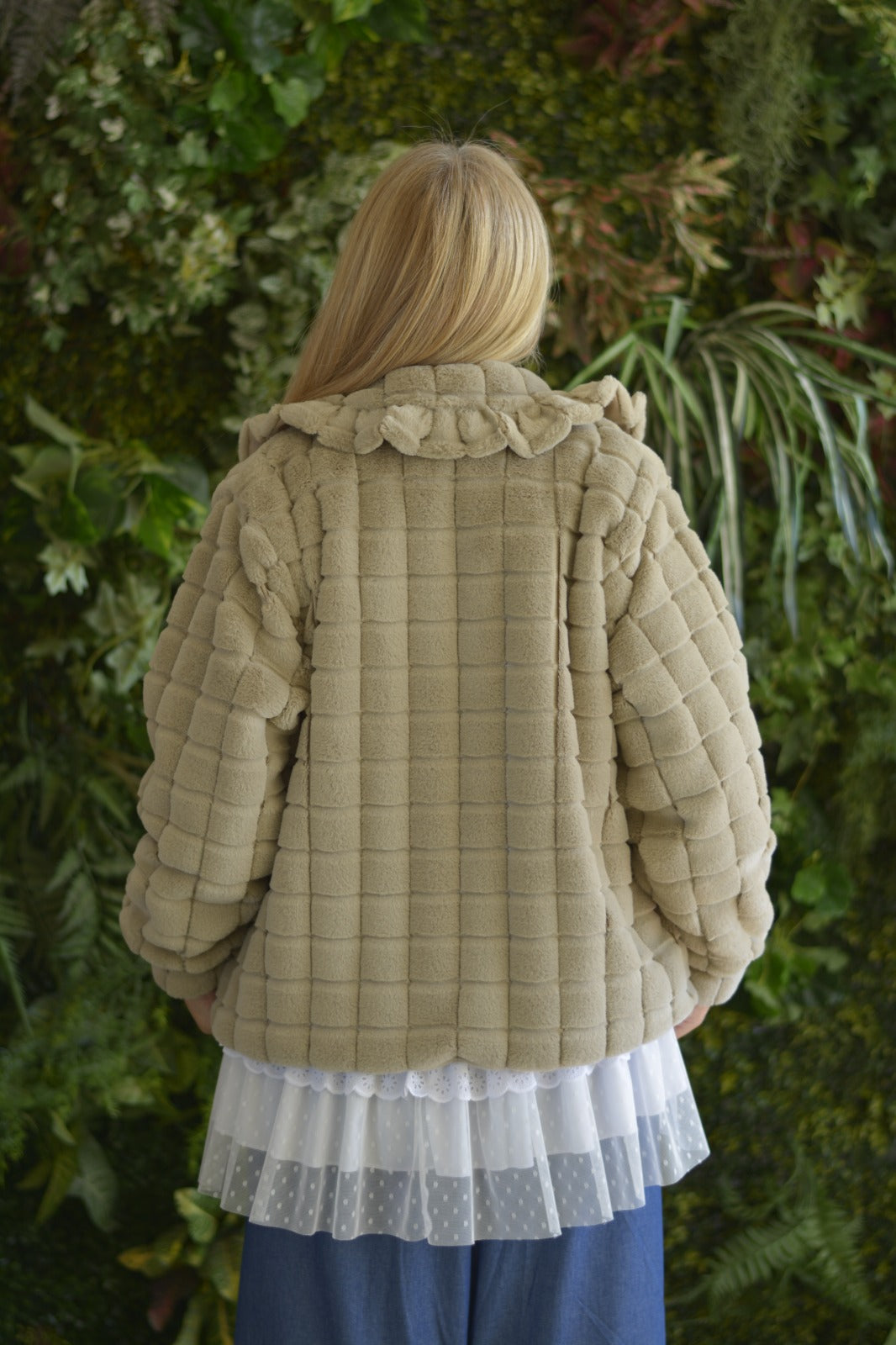 Casaco Pelo Creme