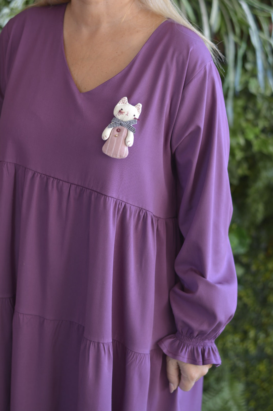 Vestido Beringela