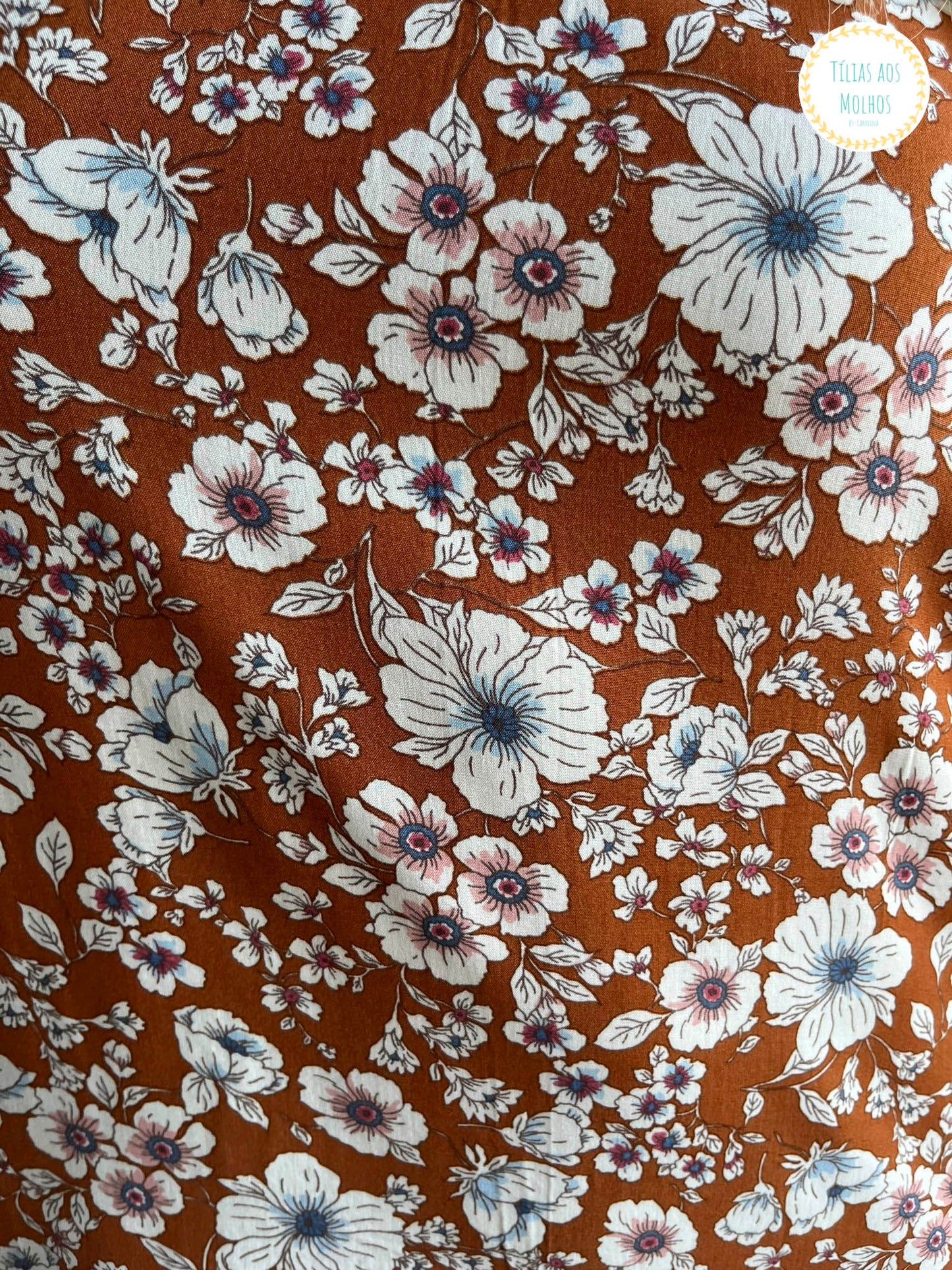 Vestido terra flores
