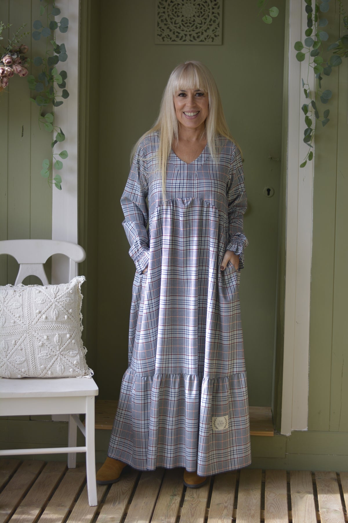 Vestido Quadrados Tartan