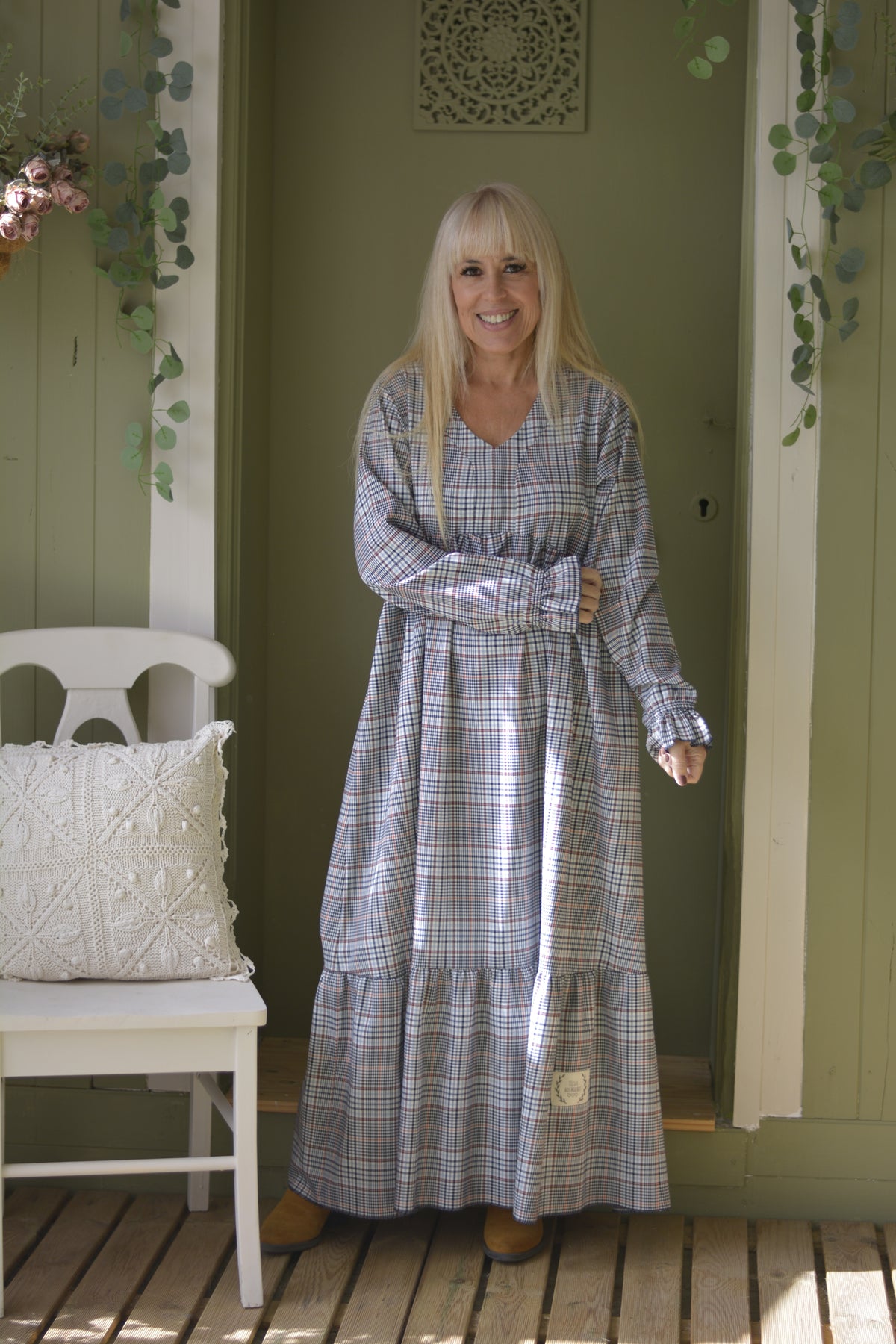 Vestido Quadrados Tartan