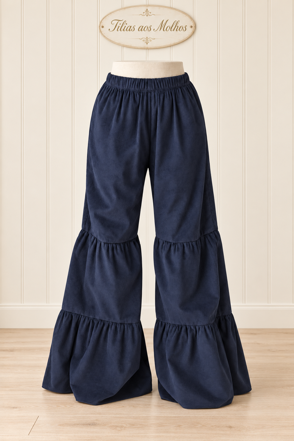 Pantalonas Bombazine Fininha Marinho