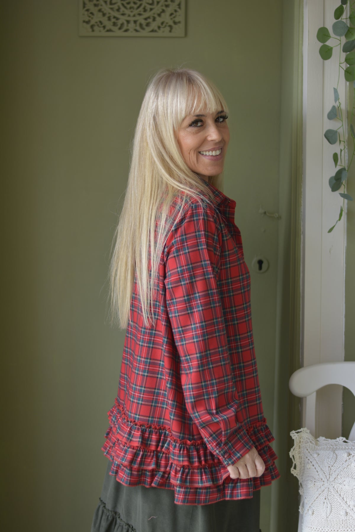 Camisa Xadrez Vermelho