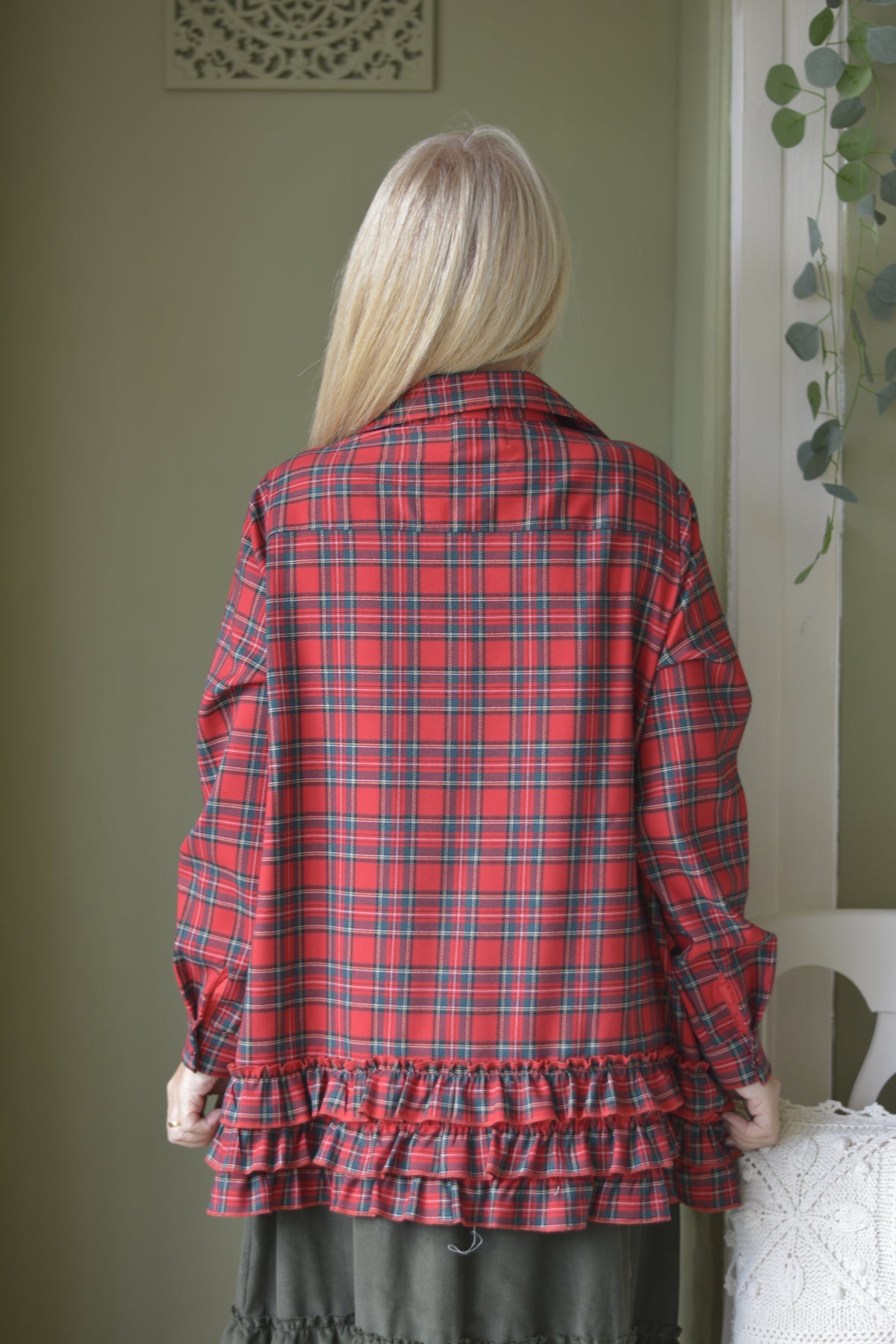 Camisa Xadrez Vermelho