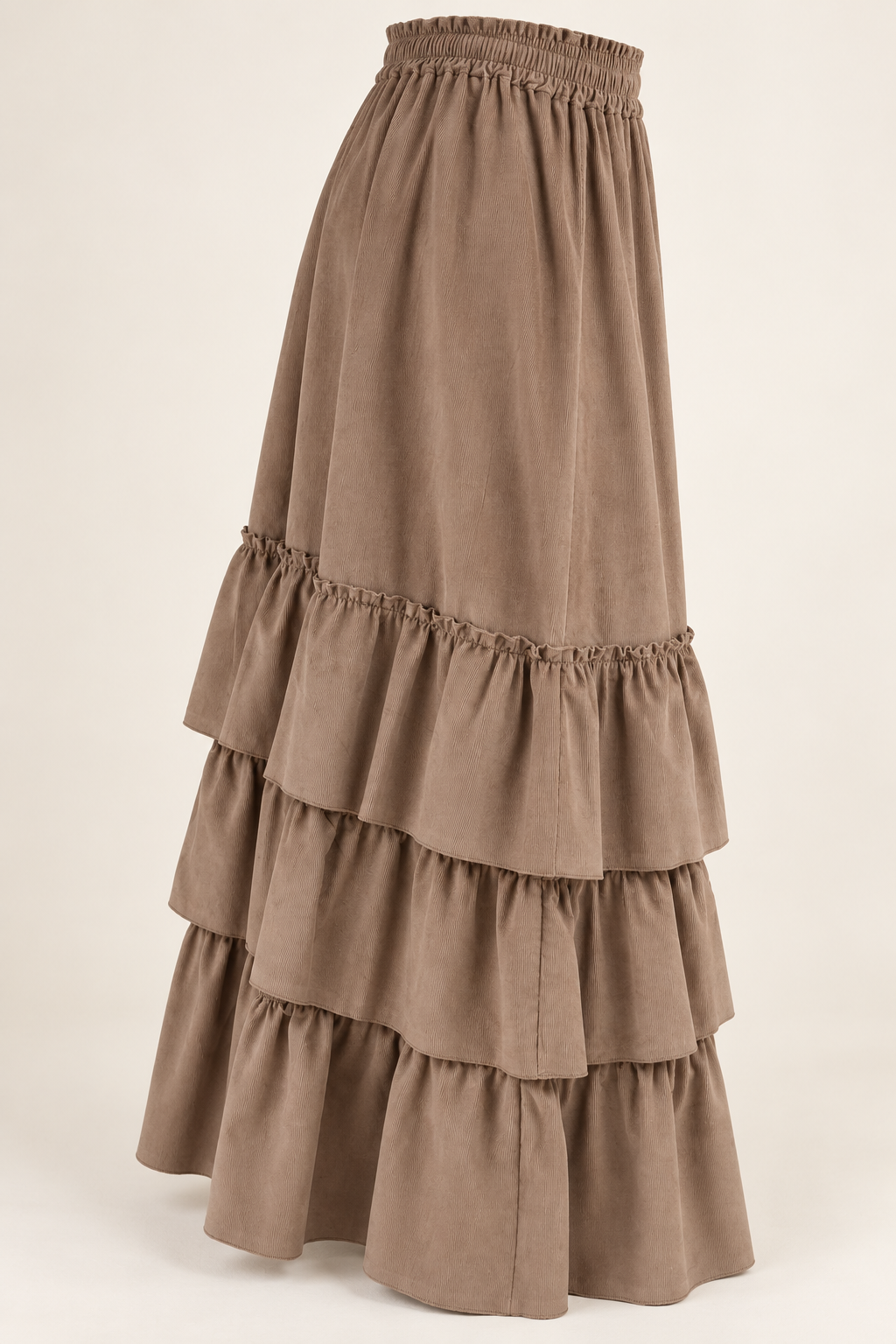 Saia Camel Bombazine Fininha