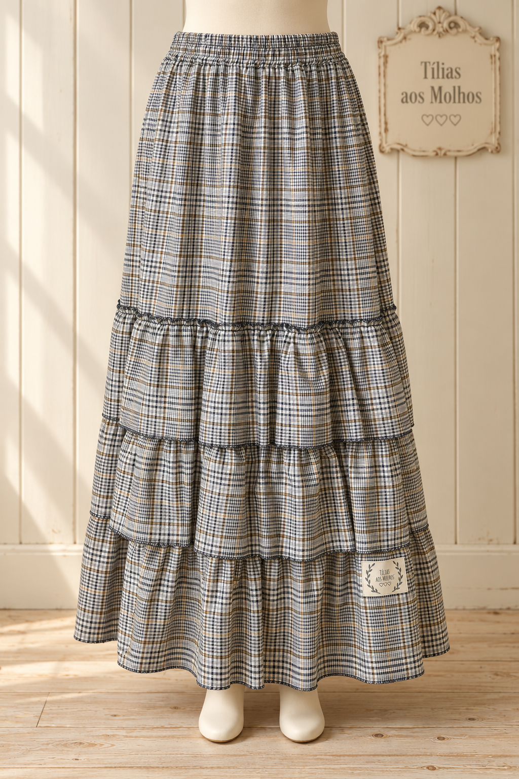 Saia Quadrados Tartan