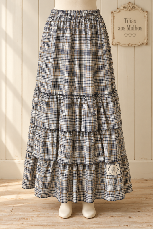 Saia Quadrados Tartan