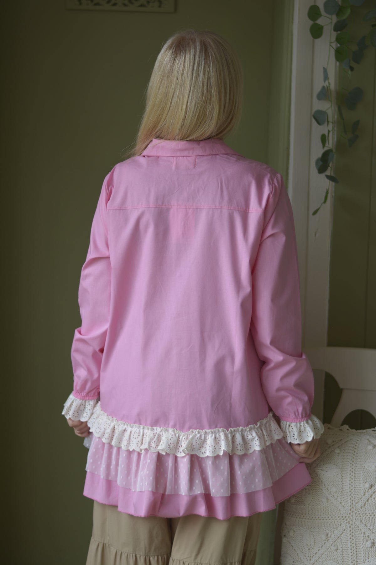 Túnica Rosa Pastilha com Tule