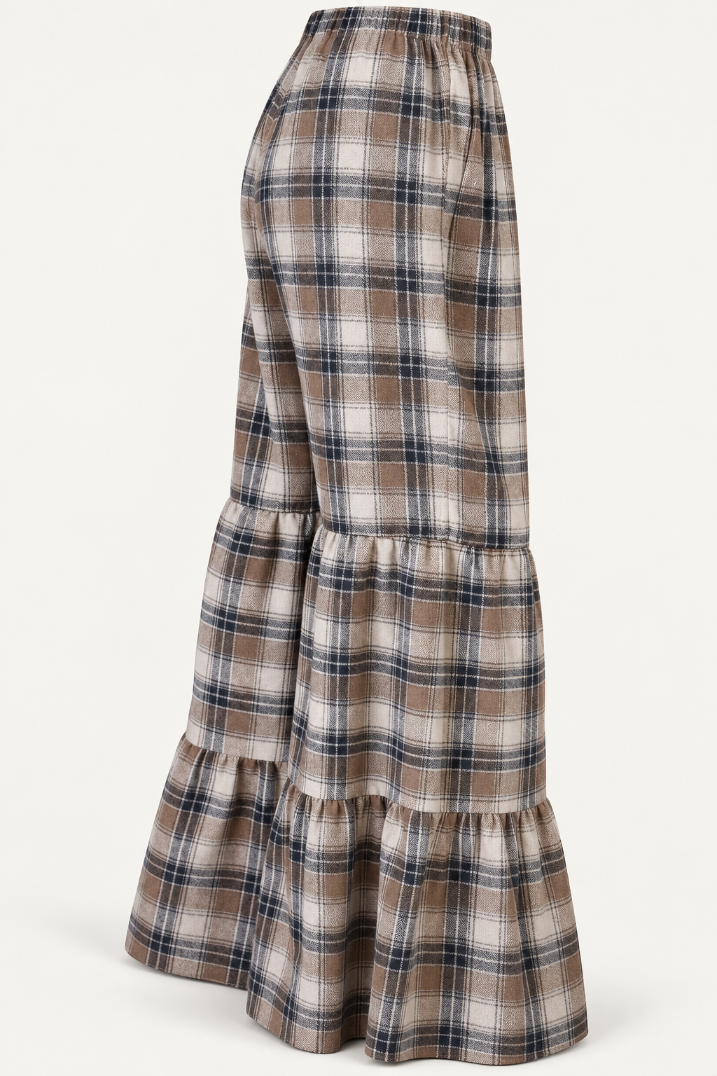 Pantalonas Quadrados Castanhos