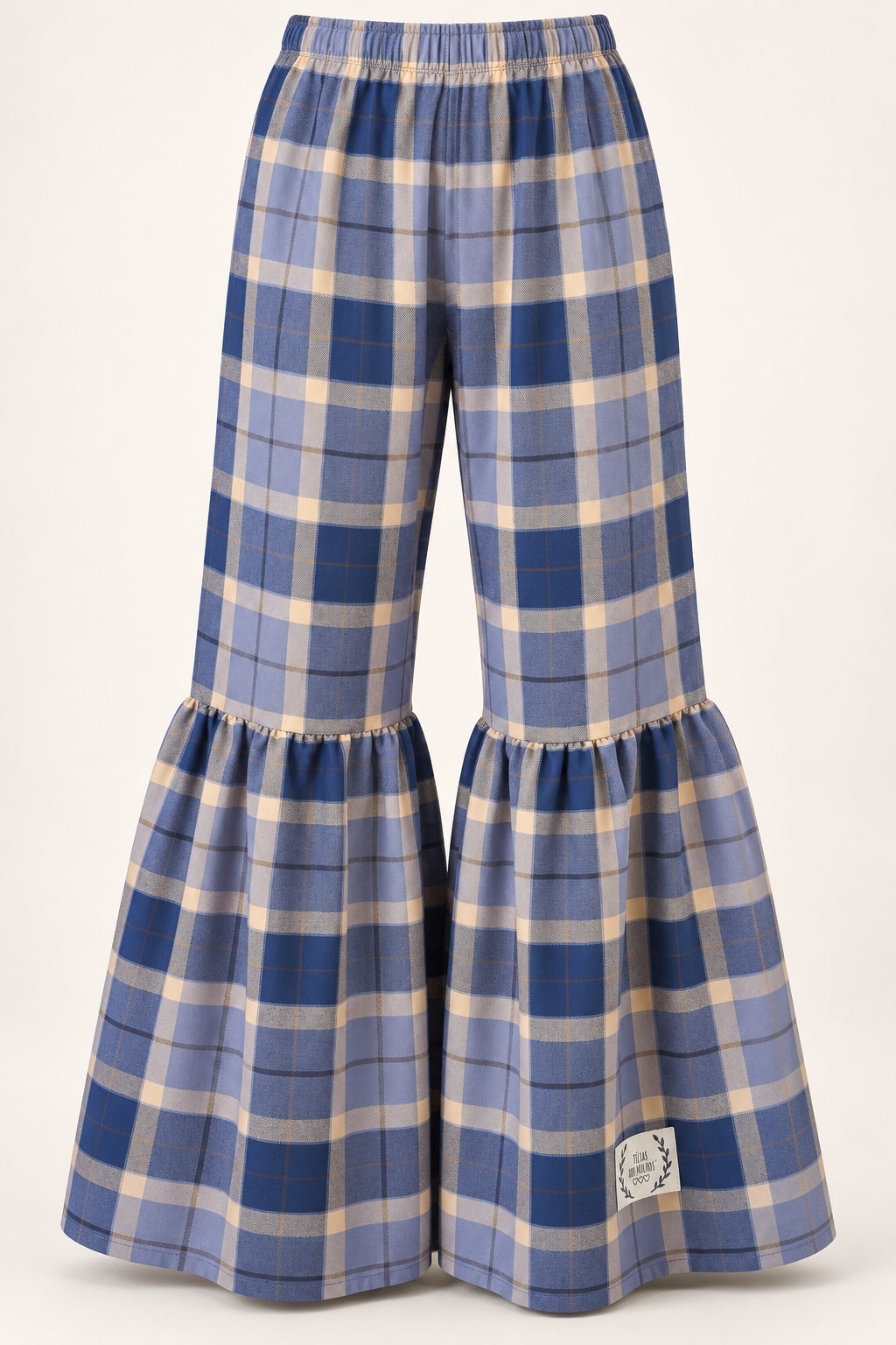 Pantalonas Quadrados Azuis
