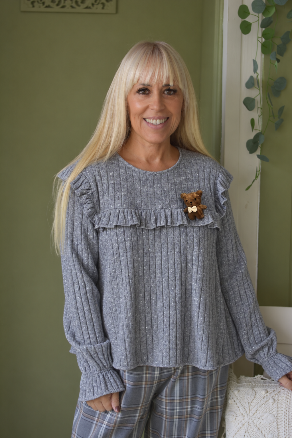 Camisola Cinza Urso