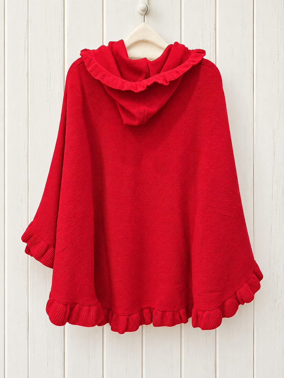 Poncho Lambezul Vermelho Ursa