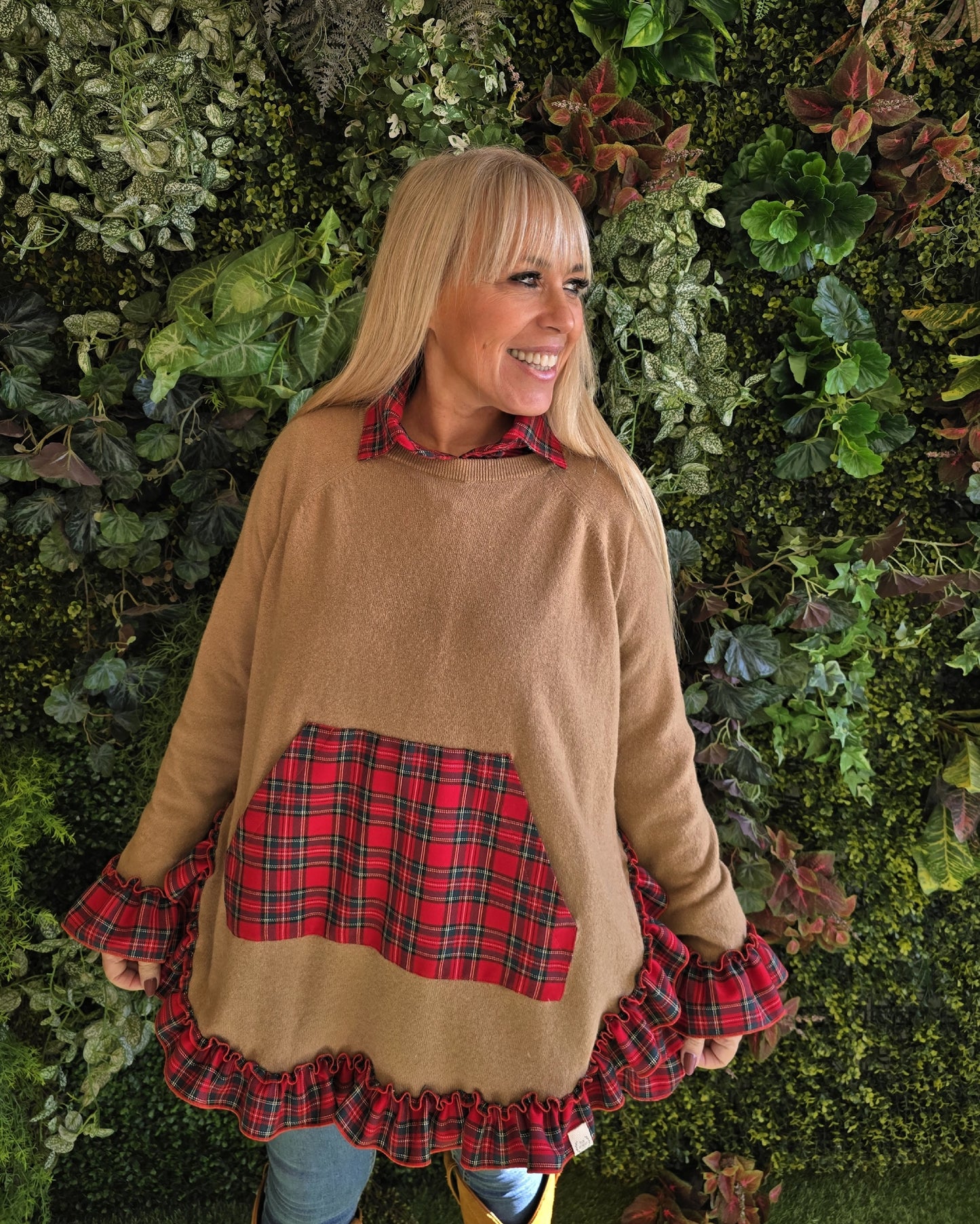 Camisola Lambezul Creme Bolso