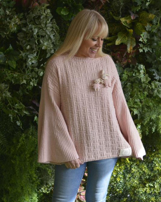 Camisola Lambezul Rosa Bebé