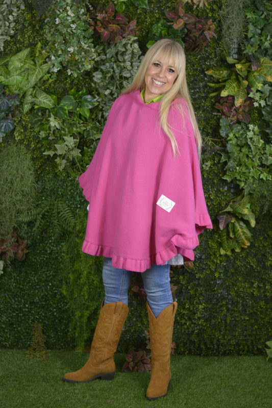 Poncho Lambezul Fuschia