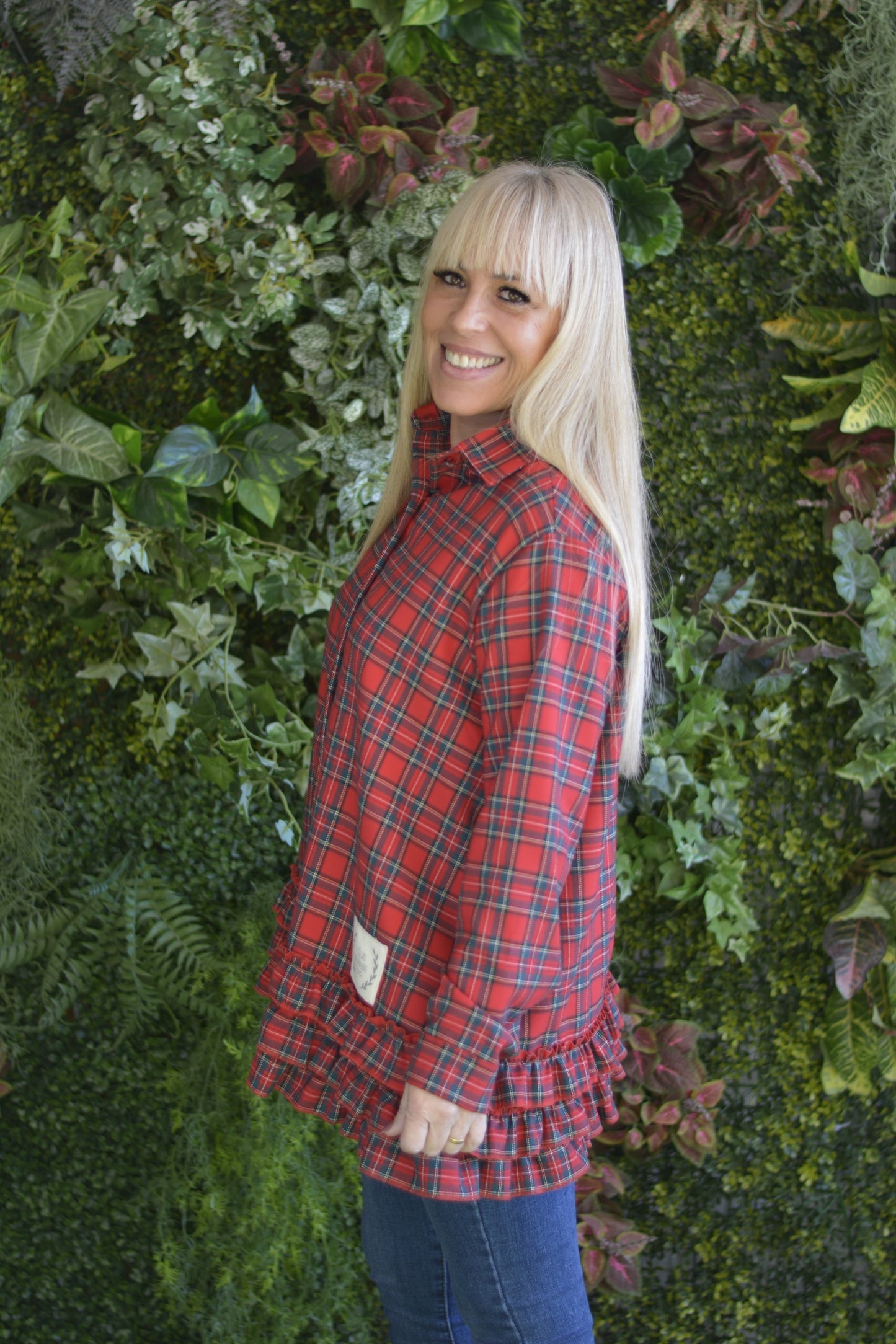 Camisa Xadrez Vermelho