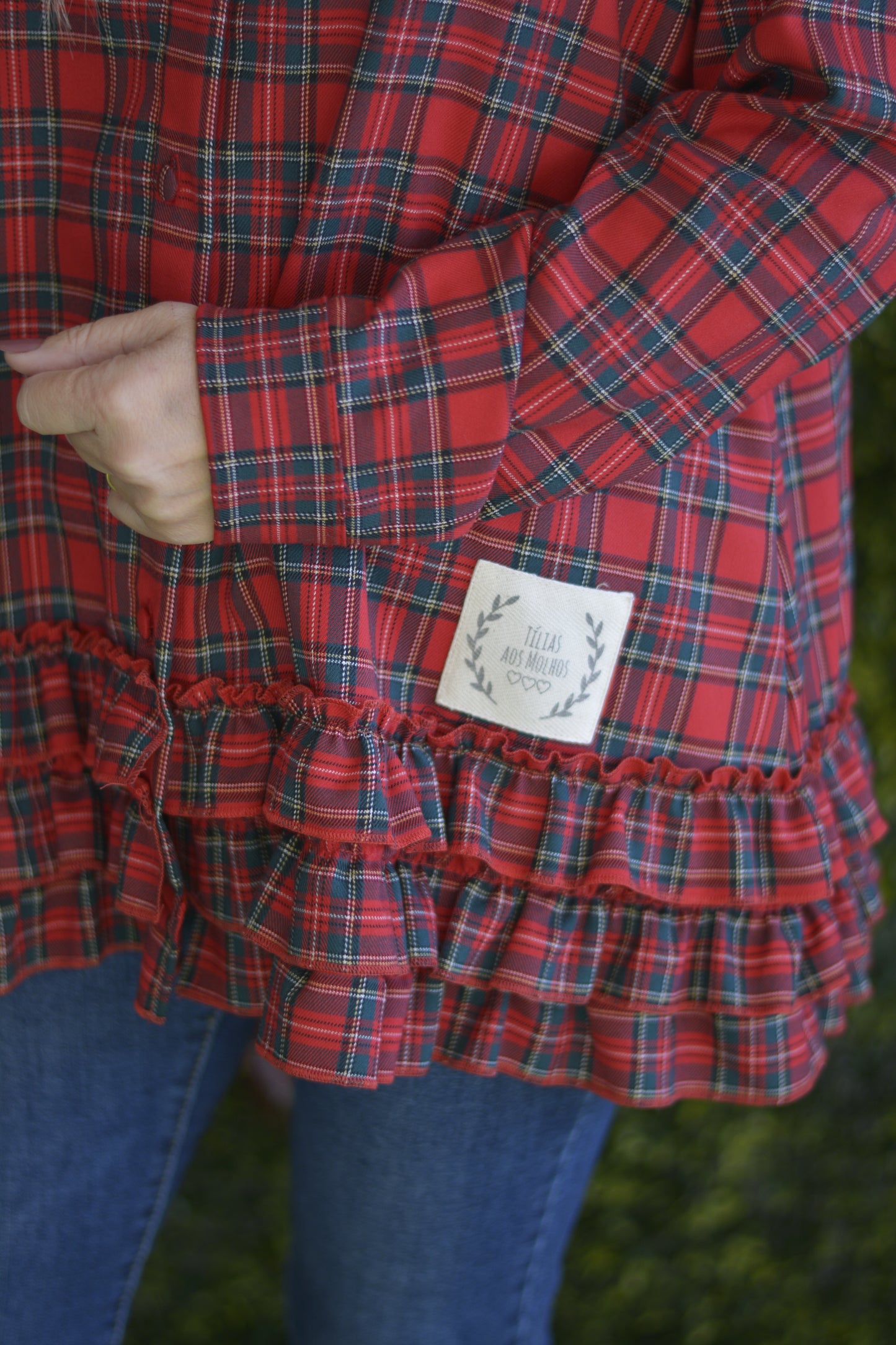 Camisa Xadrez Vermelho