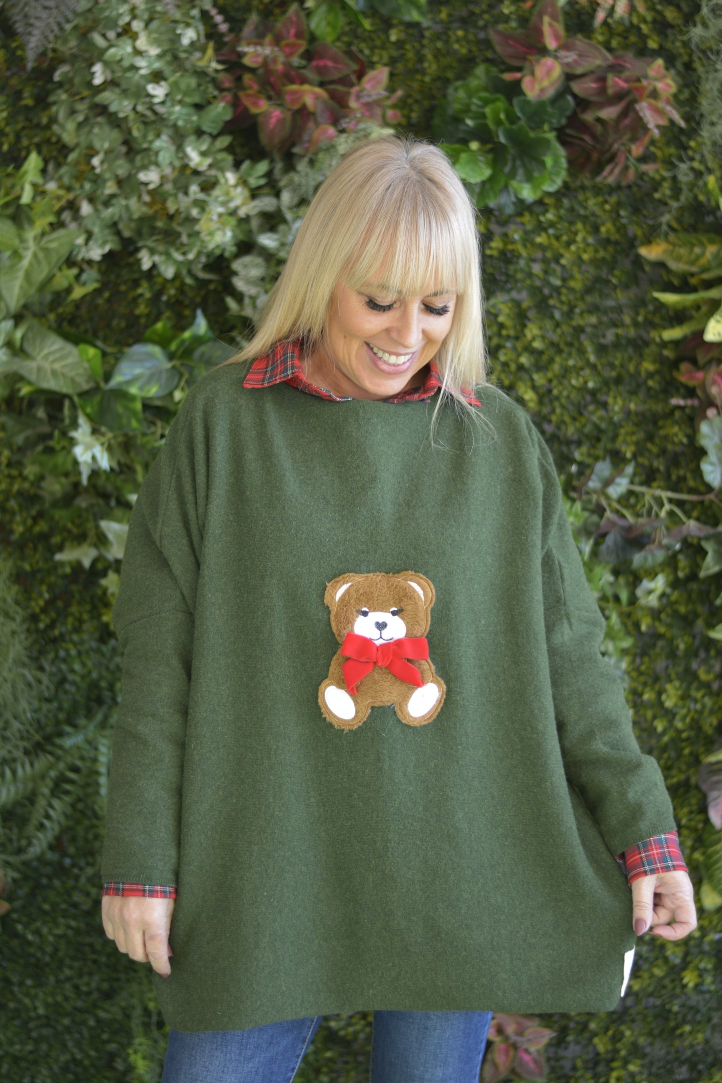 Camisola Lambezul Verde Urso