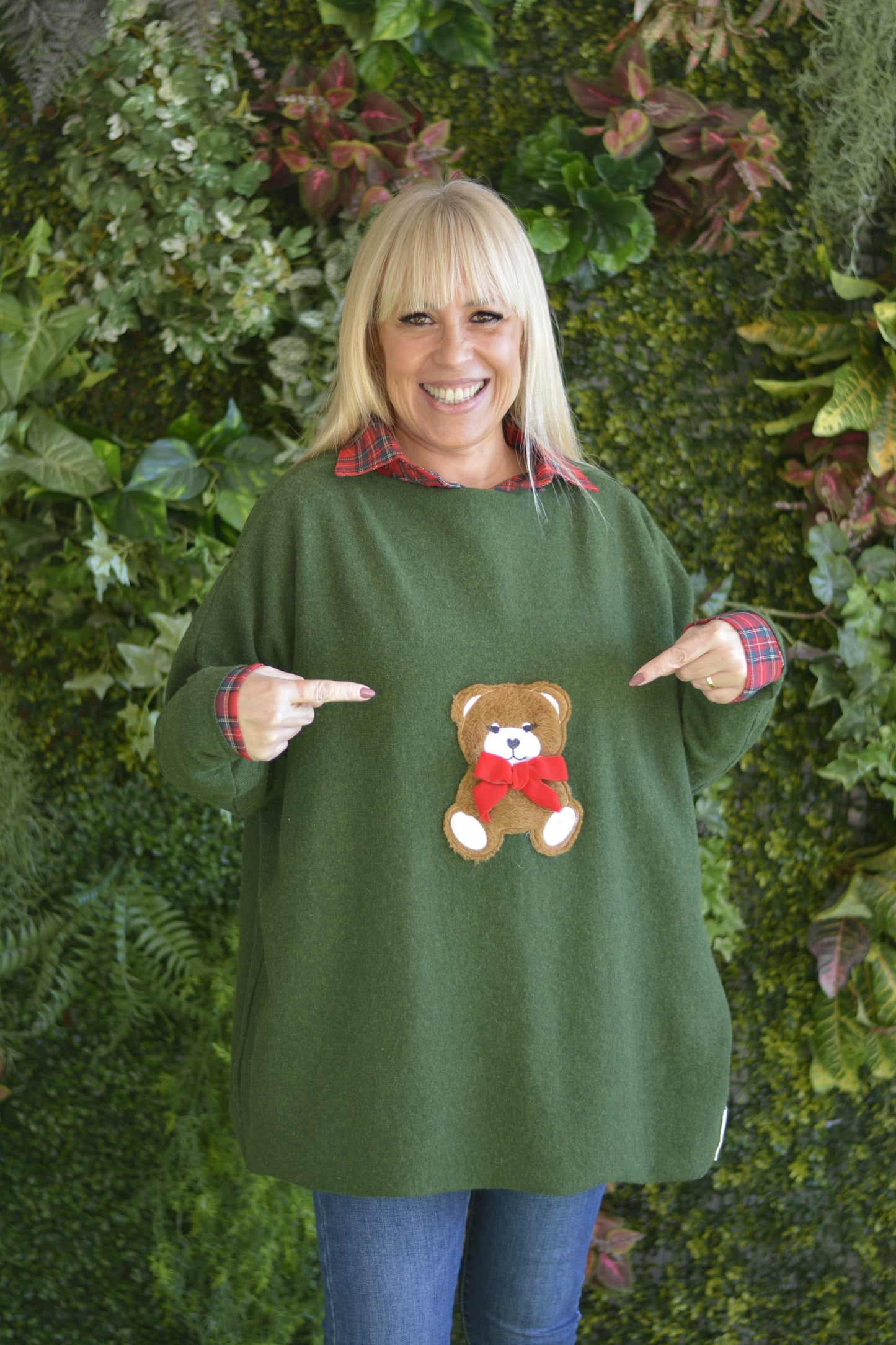 Camisola Lambezul Verde Urso