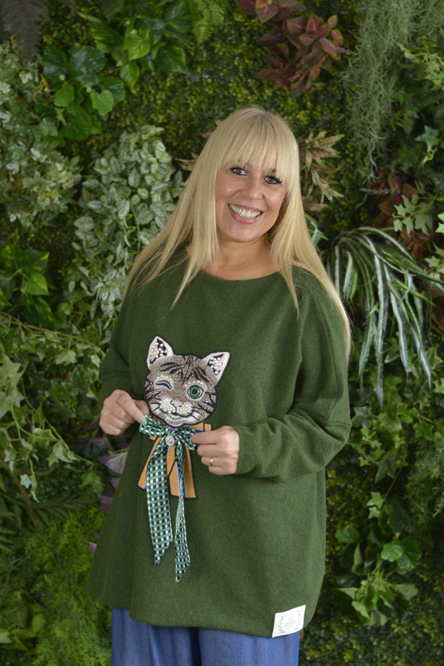 Camisola Lambezul Caqui Gato