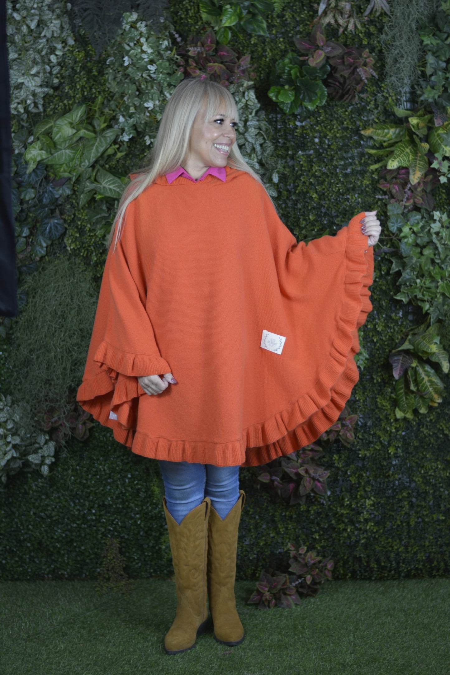 Poncho Lambezul Laranja