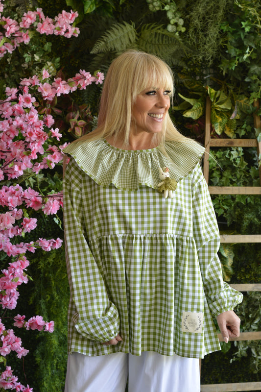 Túnica Quadrados Verde