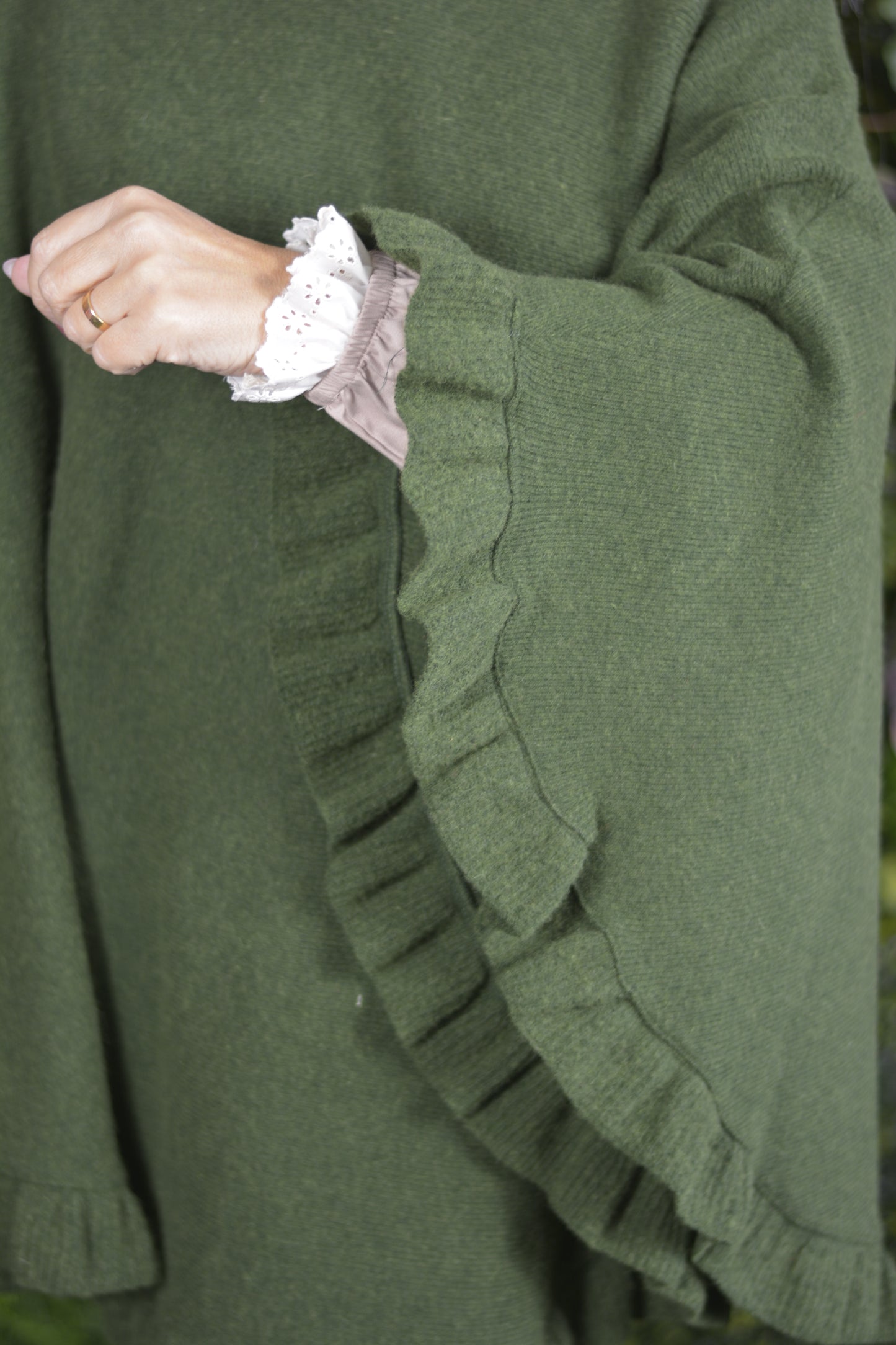 Poncho Lambezul Verde