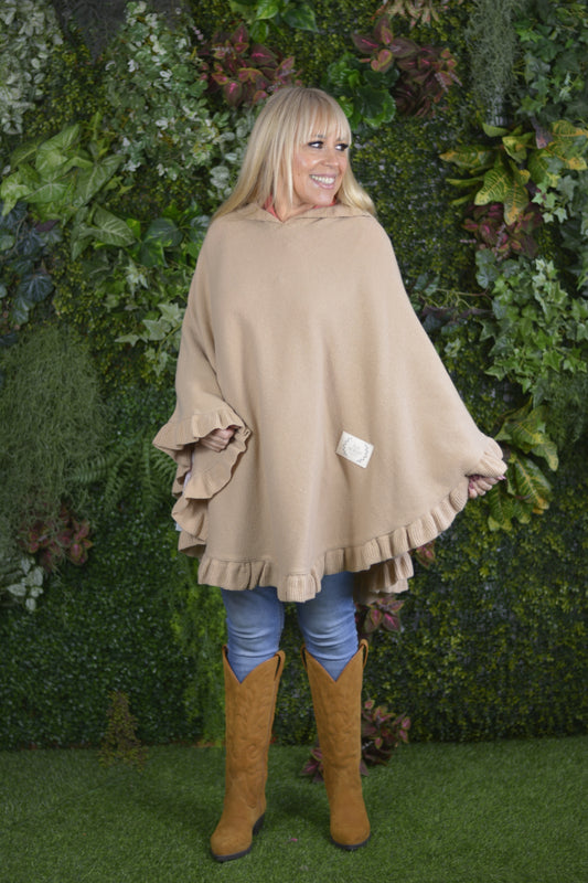 Poncho Lambezul Creme