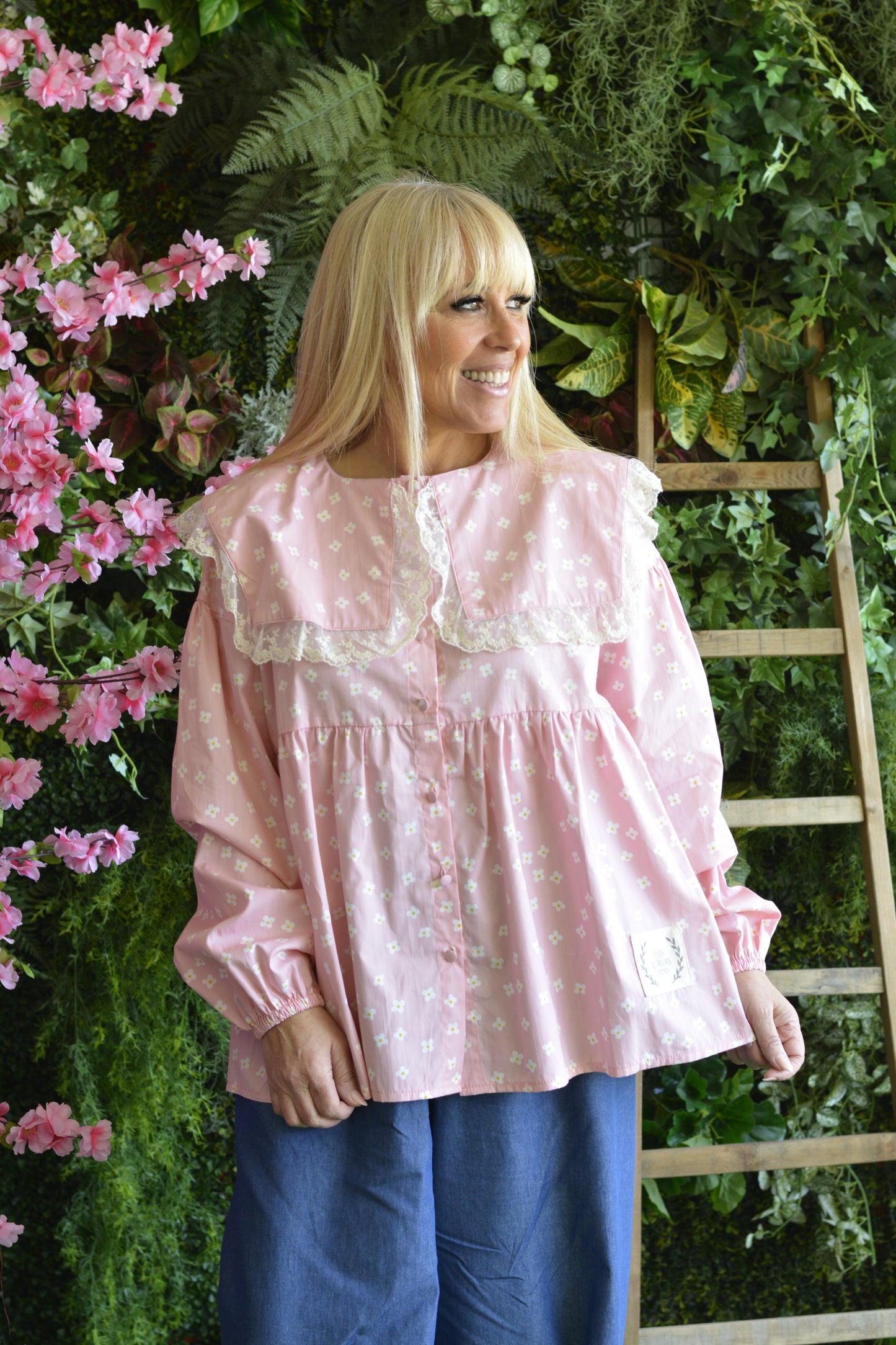 Túnica Rosa Flores