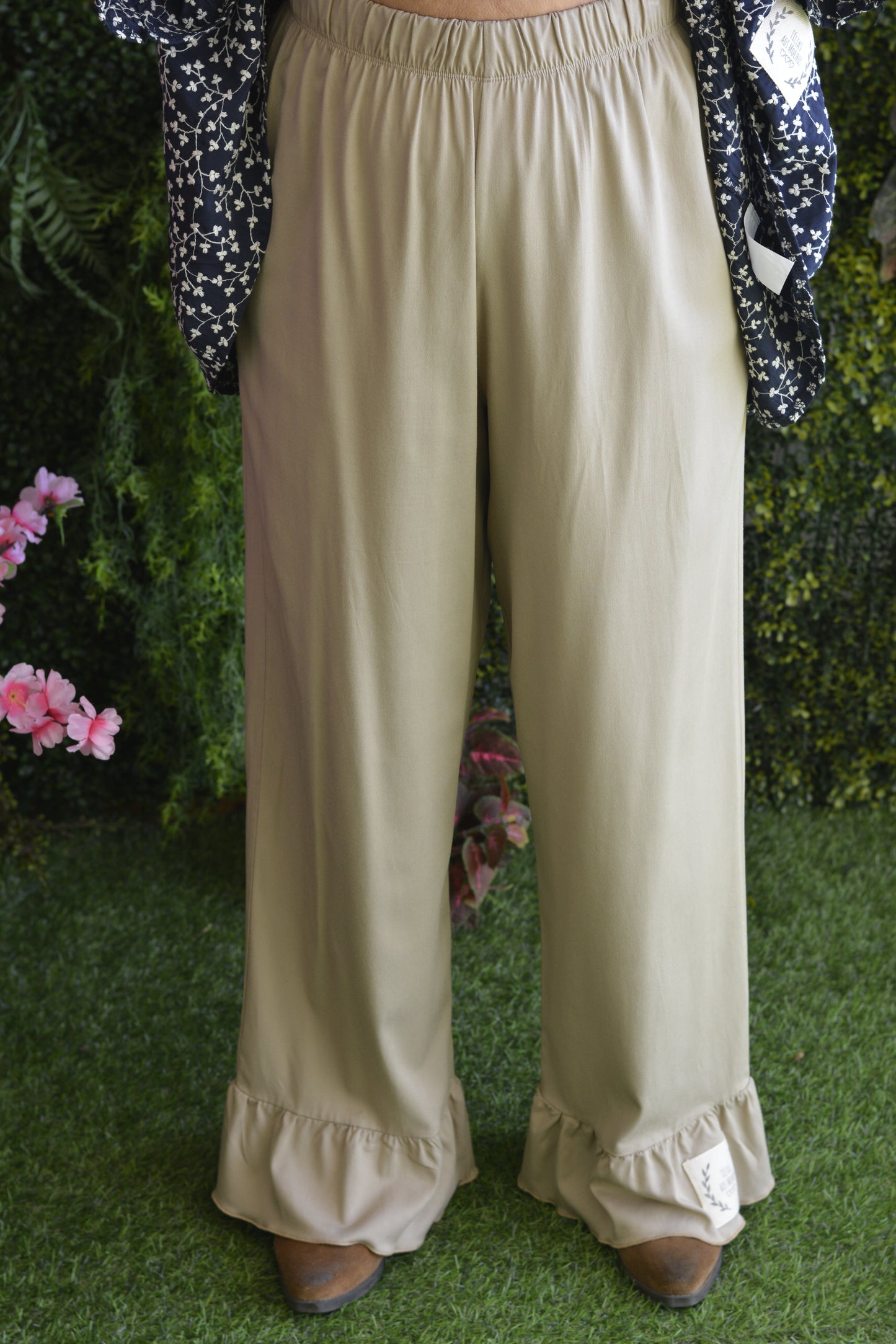Pantalonas Creme