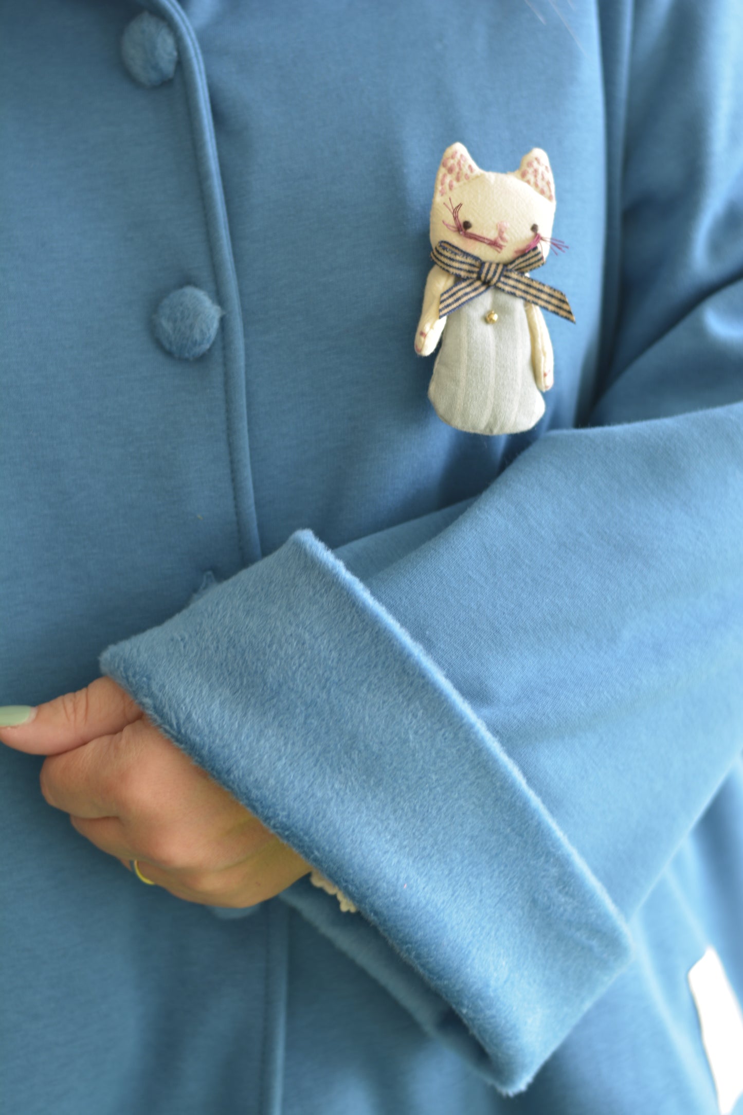 Casaco Azulão Pêlo por Dentro