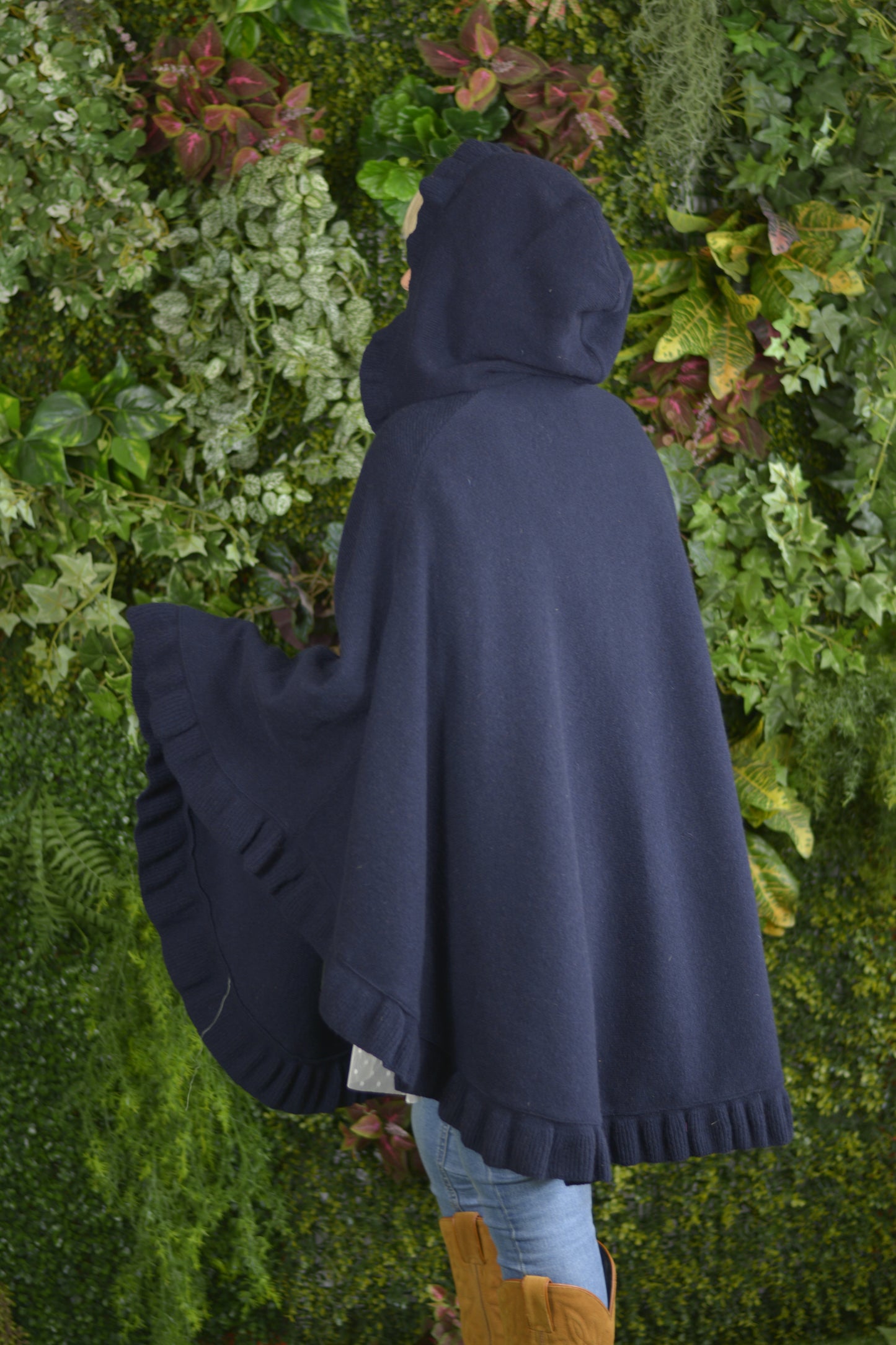 Poncho Lambezul Azul Marinho