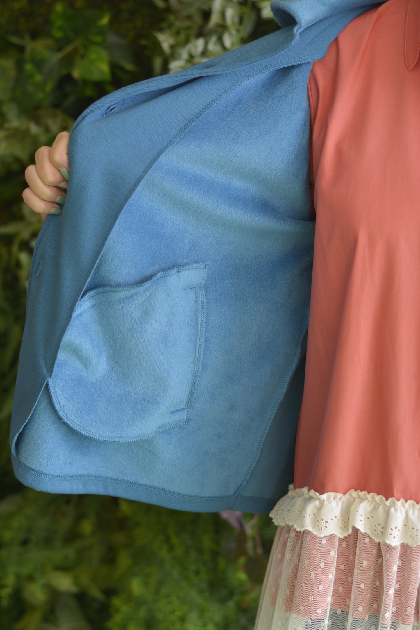 Casaco Azulão Pêlo por Dentro