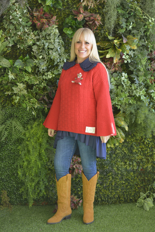 Camisola Lambezul Vermelha Pregadeira Ursa